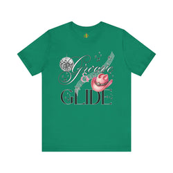 Groovy Glide Unisex Jersey Tee - Fun Retro Music Vibes