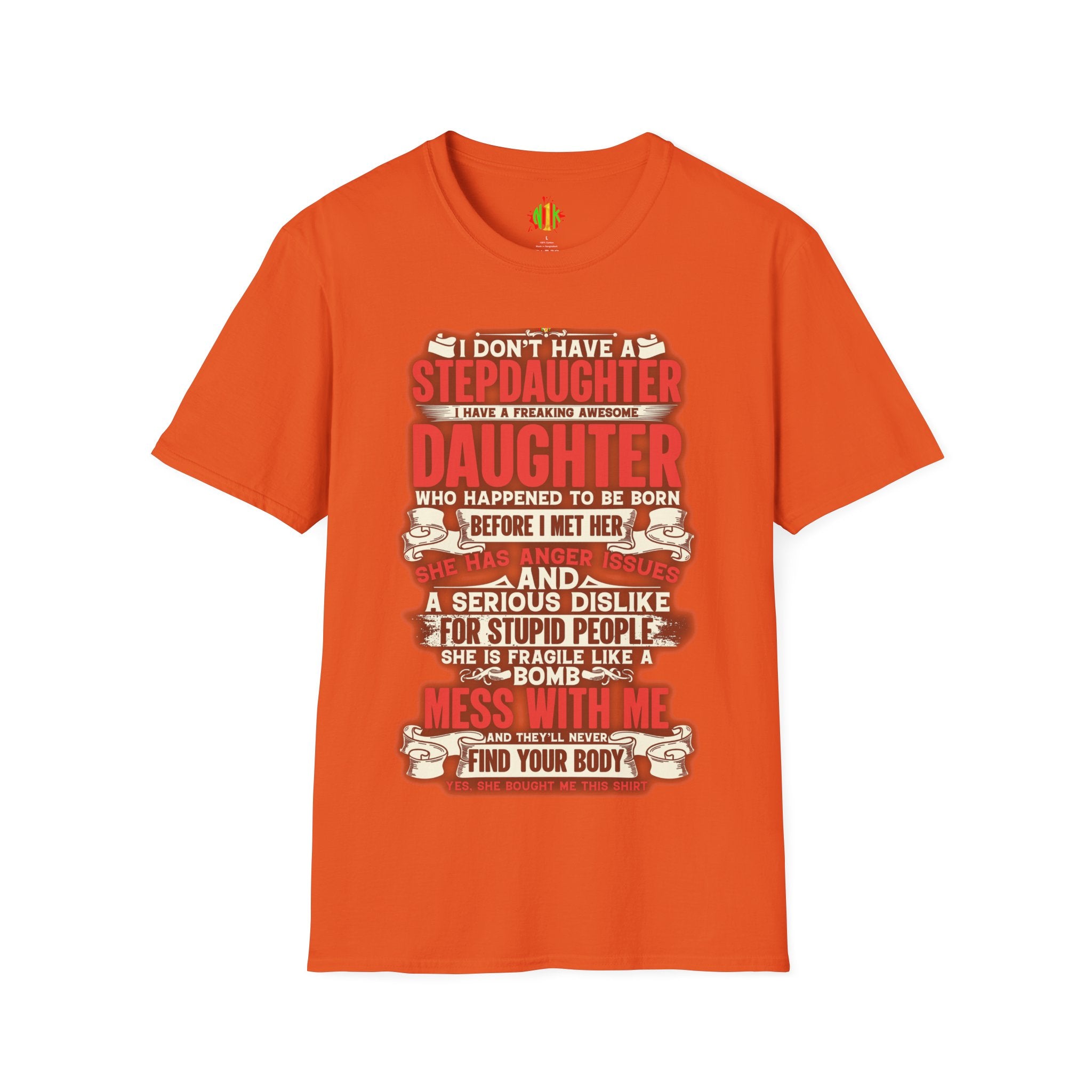 The love of a stepdaughter from a Stepfather Short Sleeve Tee