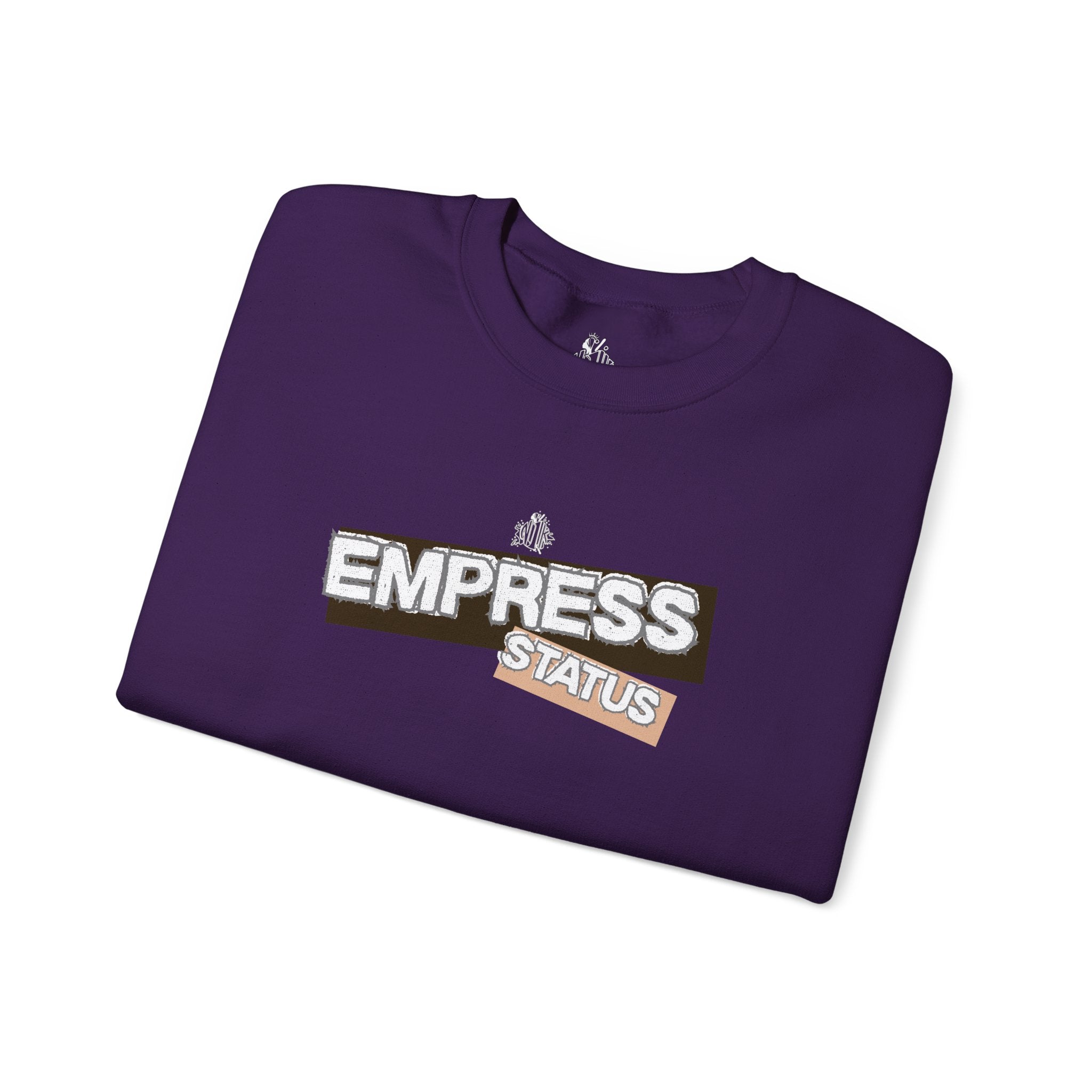 Empress Status Graphic Sweatshirt — Bold Feminine Statement Sweatshirt