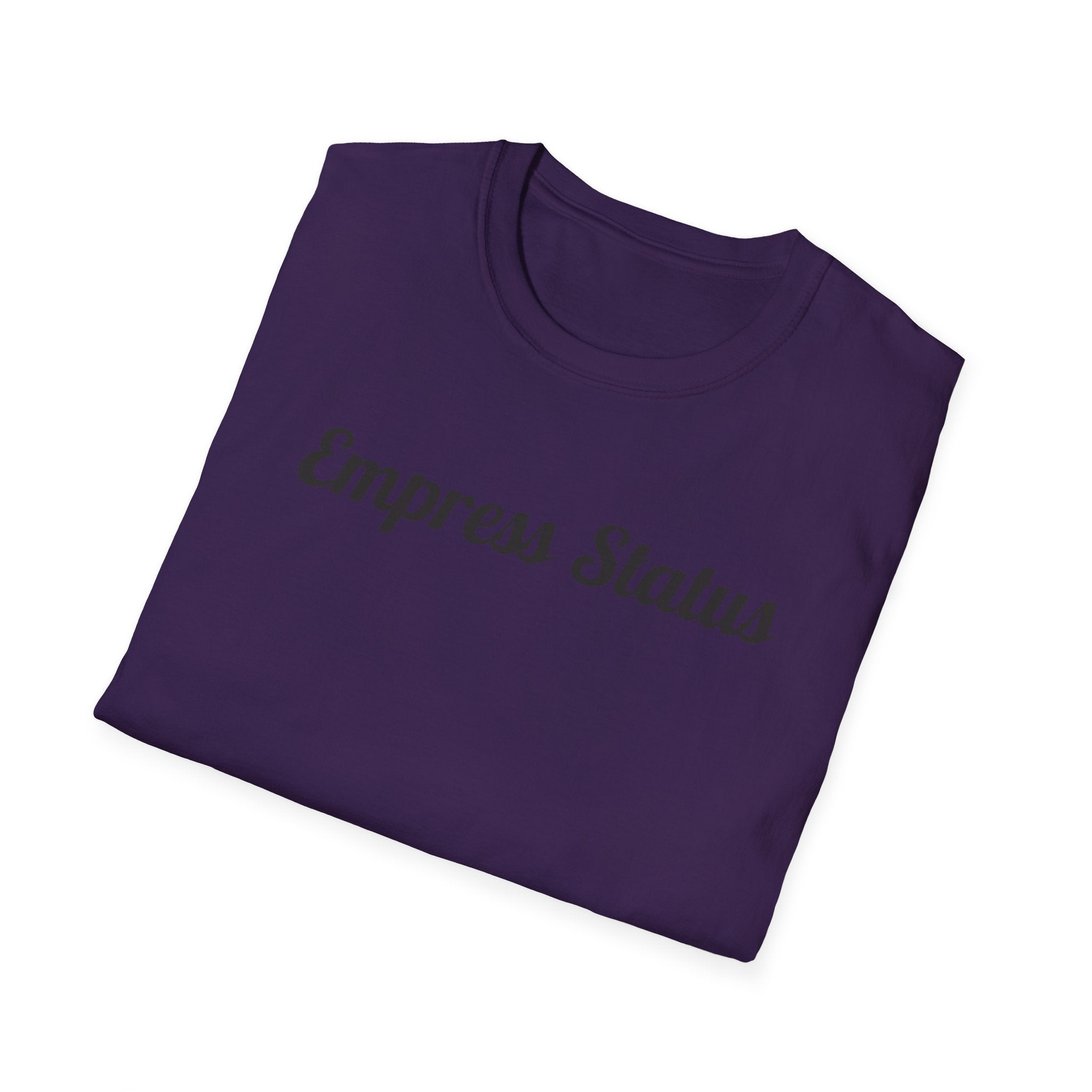 Black Glitter Empress Status Unisex Softstyle T-Shirt