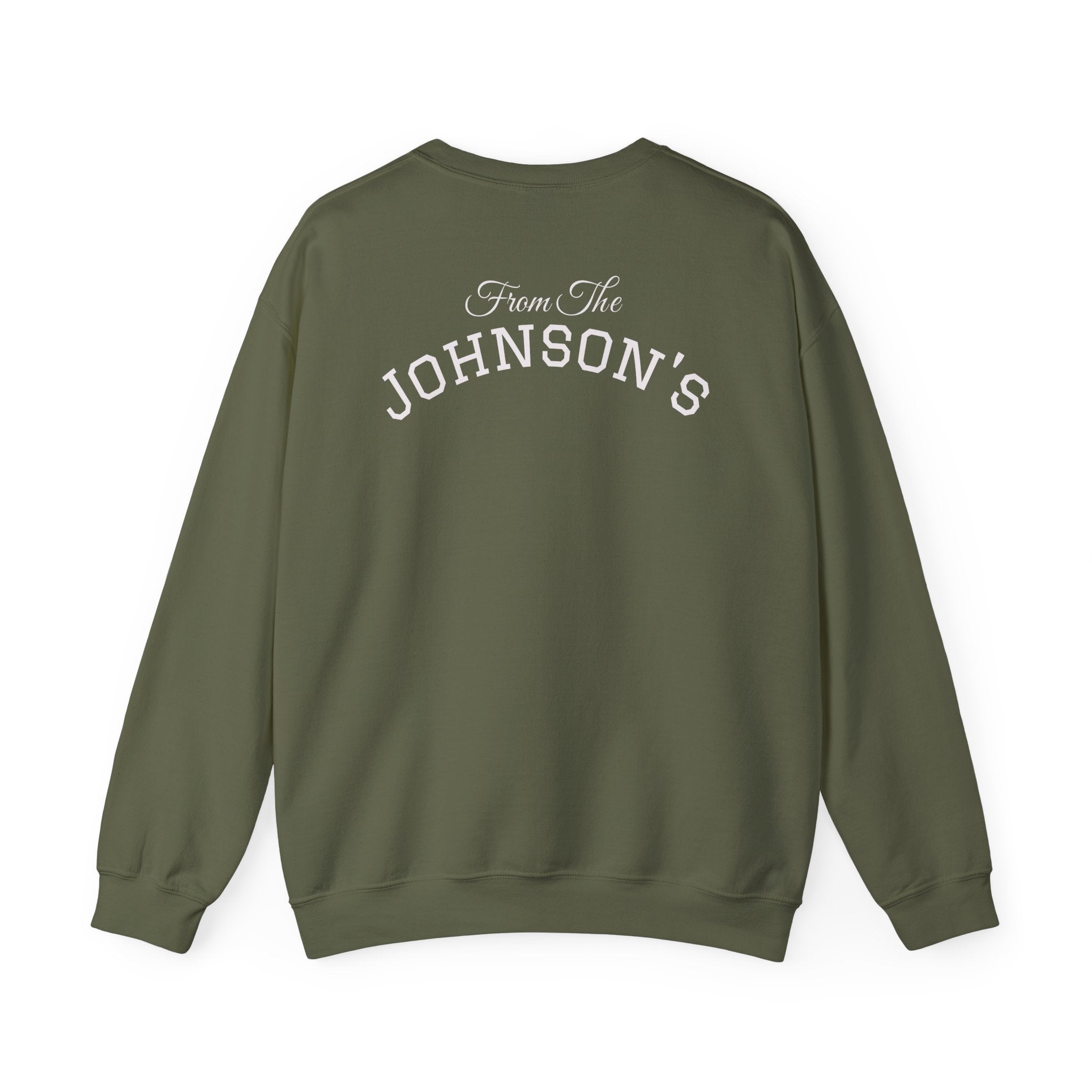 Merry Christmas Personalized Family Name Sweatshirt