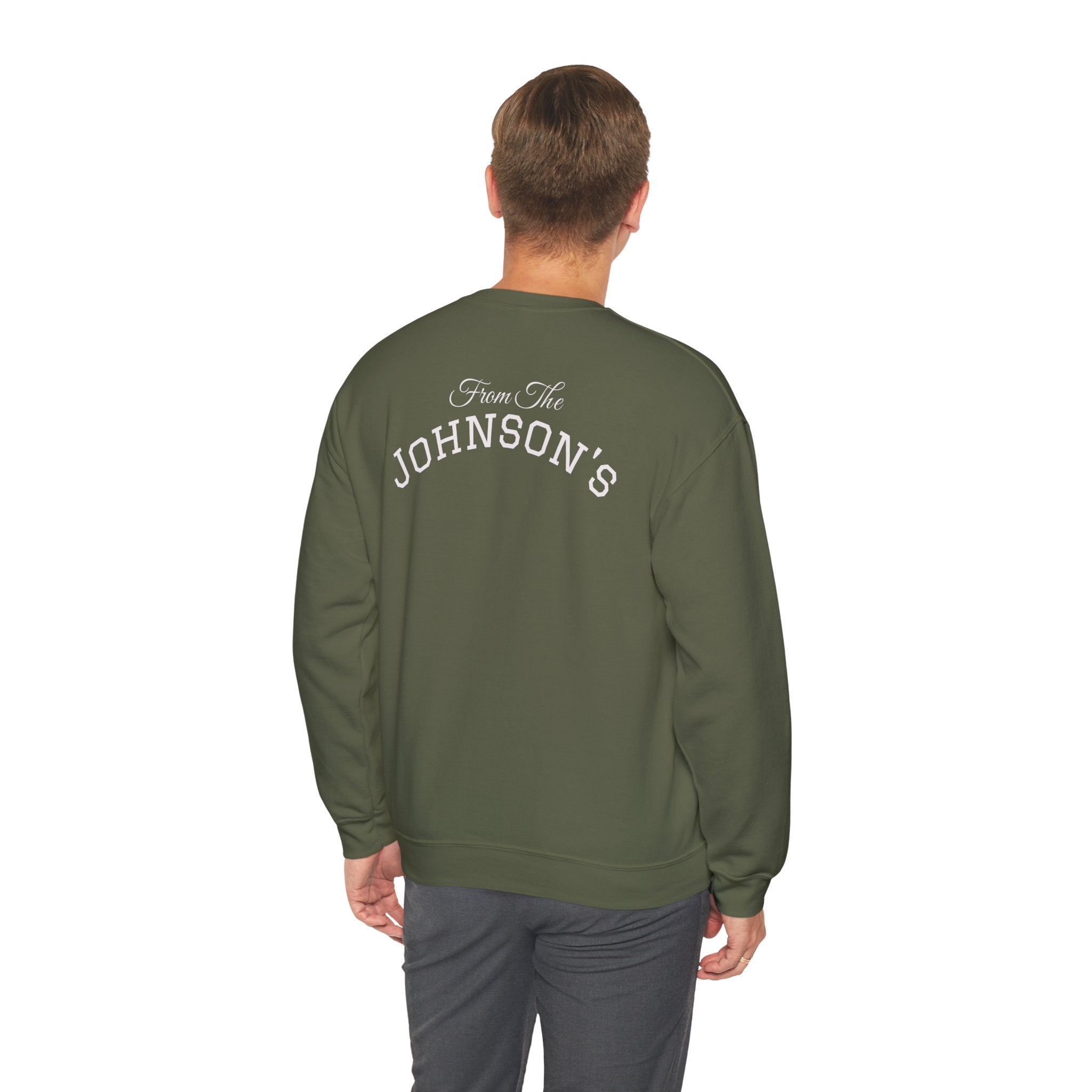 Merry Christmas Personalized Family Name Sweatshirt
