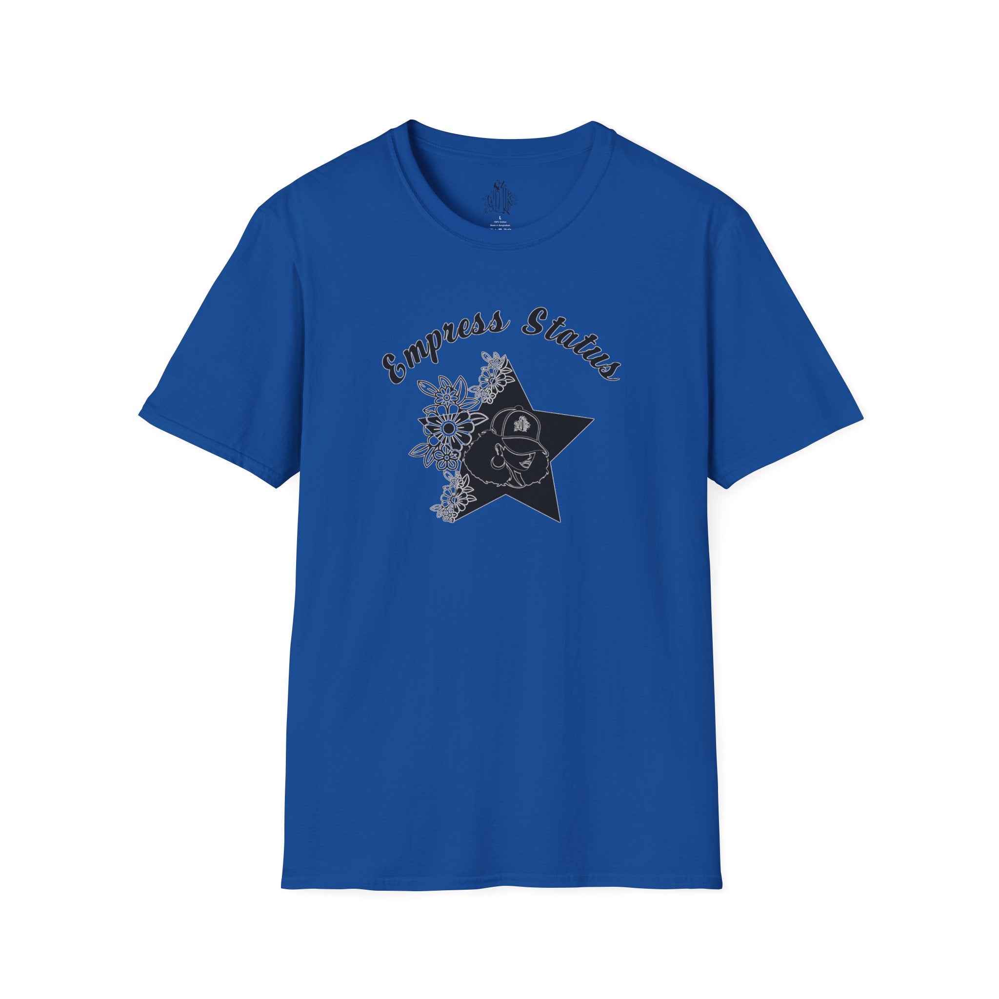 Empress Black Girl Floral Status T-shirt
