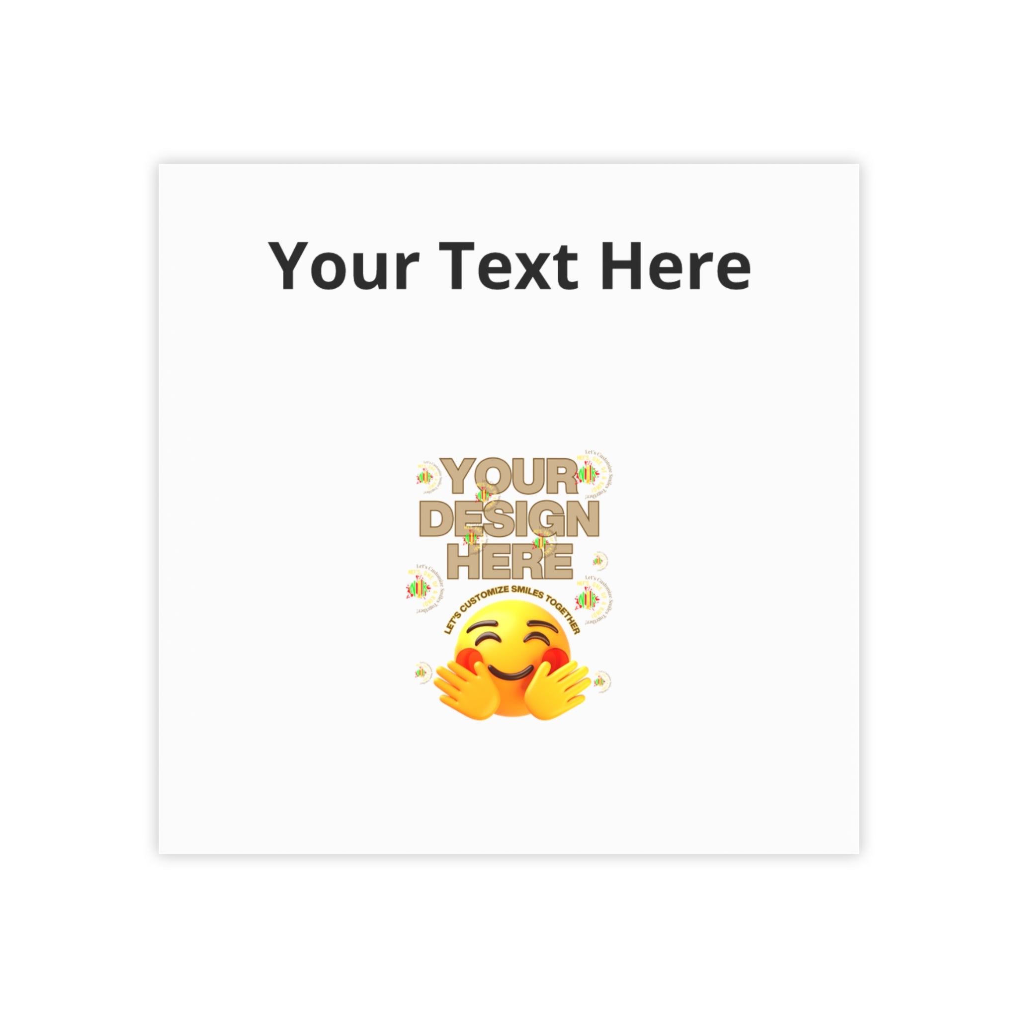 Custom Post-it Note Pad — Personalized Text & Design Sticky Notes