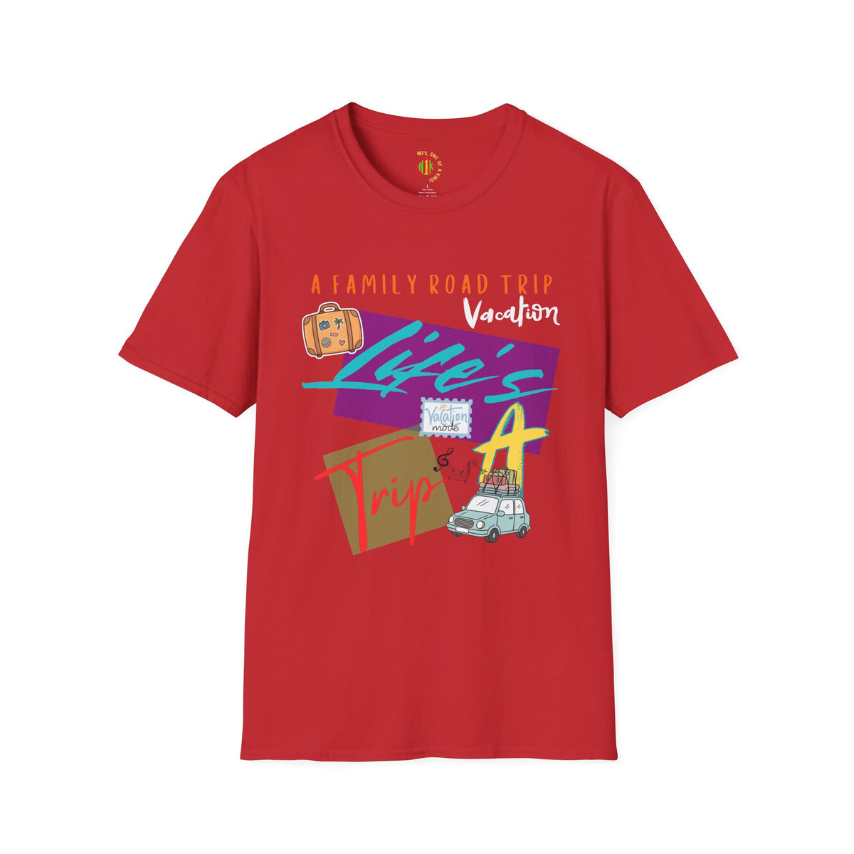 Road Trip T-Shirt — "Life's a Trip" Retro Family Travel Graphic