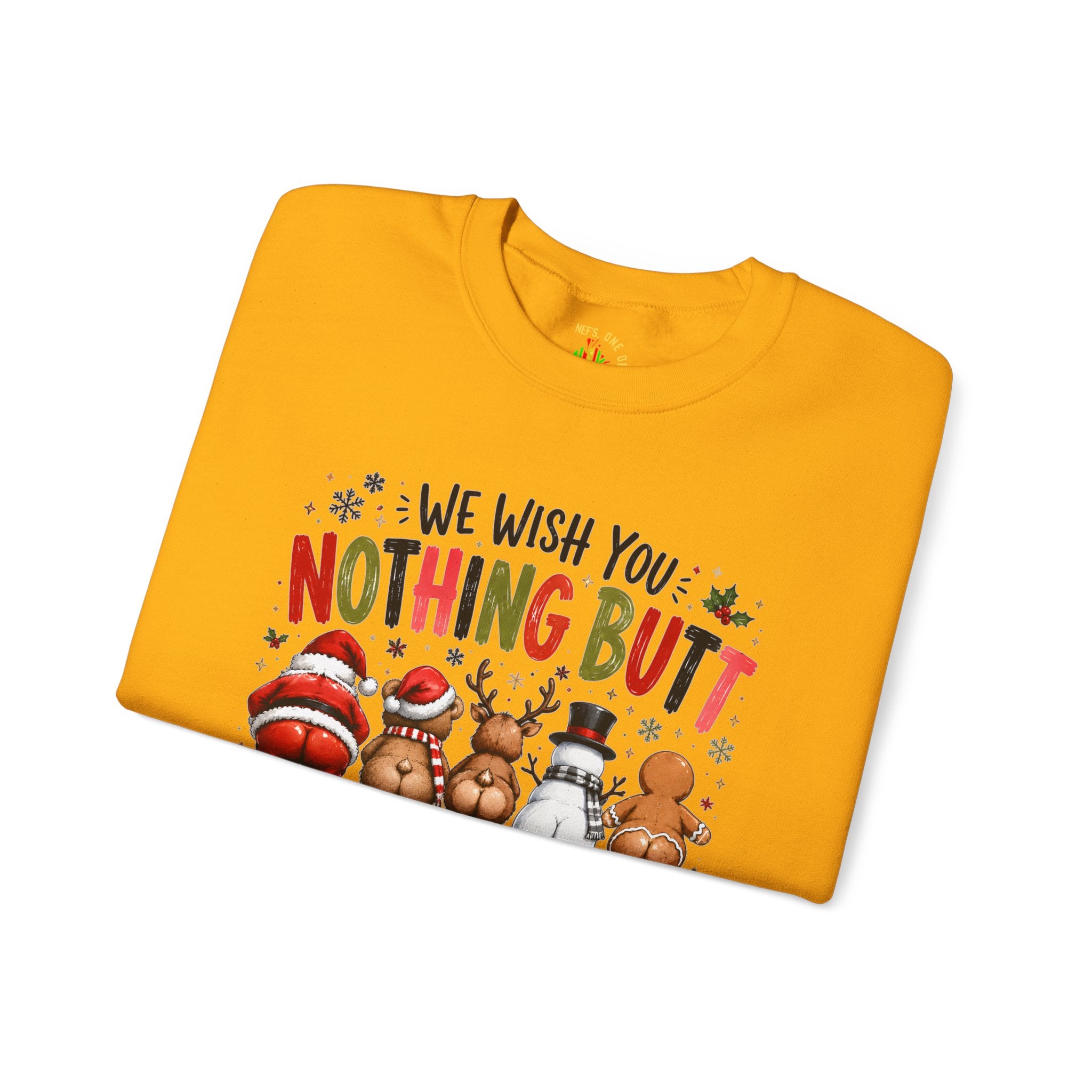 We Wish You Nothing But a Merry Christmas Crewneck Sweatshirt