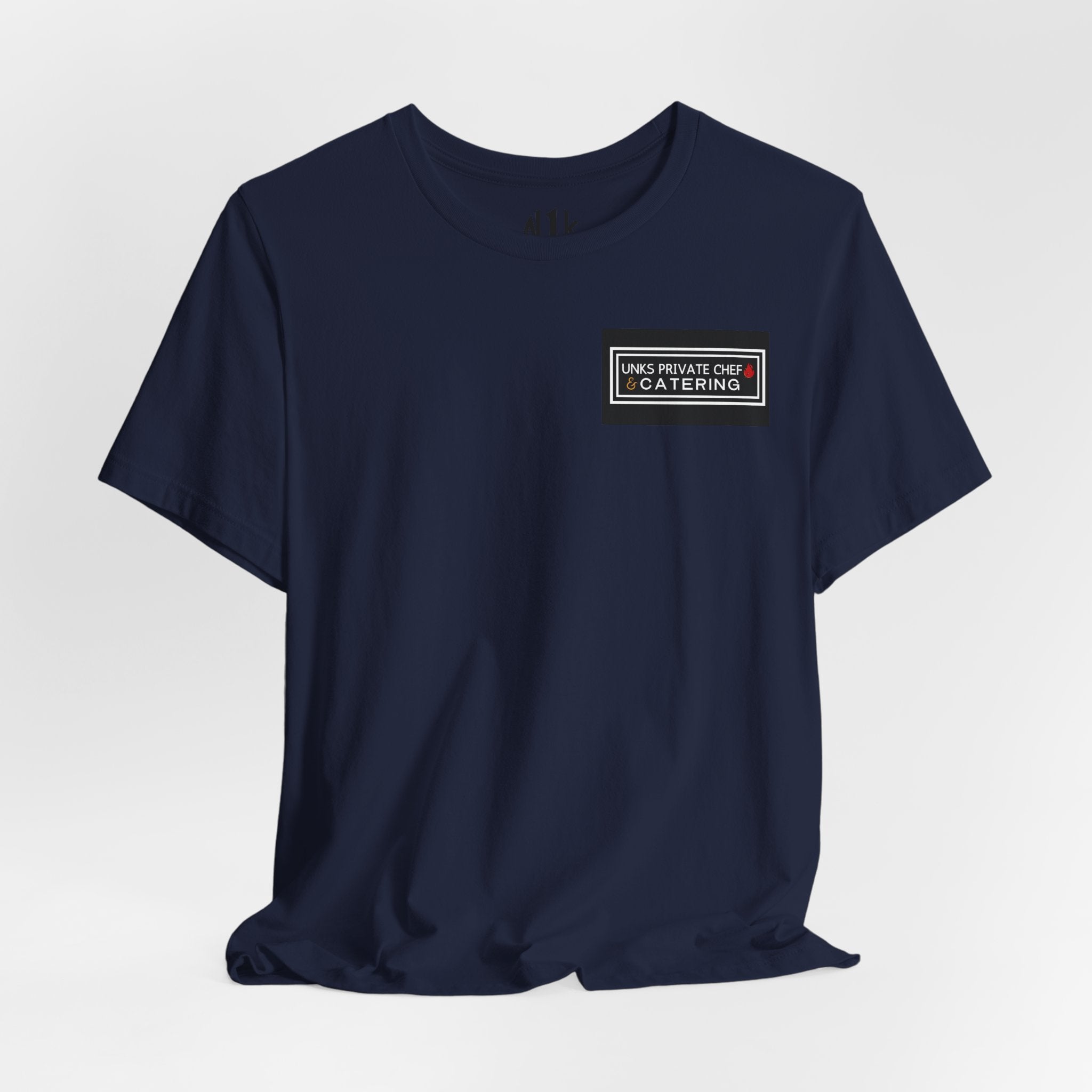 Unks Catering Custom Casual Unisex Tee for Every Occasion, Short Sleeve Shirt, Great for Gifts, Summer Wear, Everyday Comfort