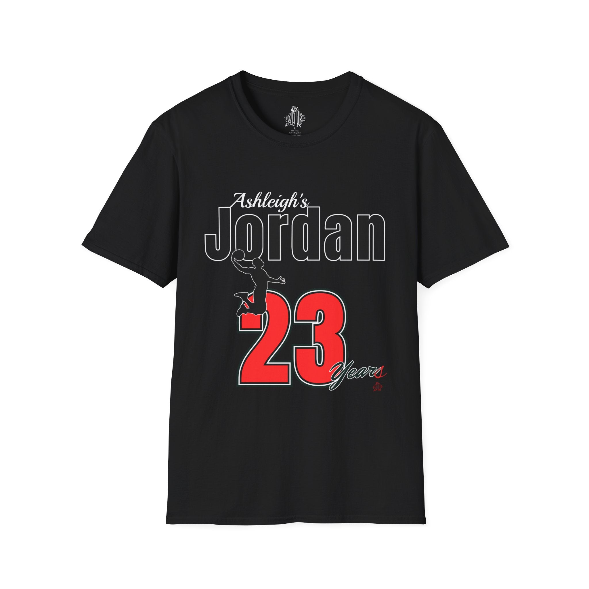 Jordan 23 Basketball Player Name T-Shirt — Personalized Jordan 23' Sport Tee