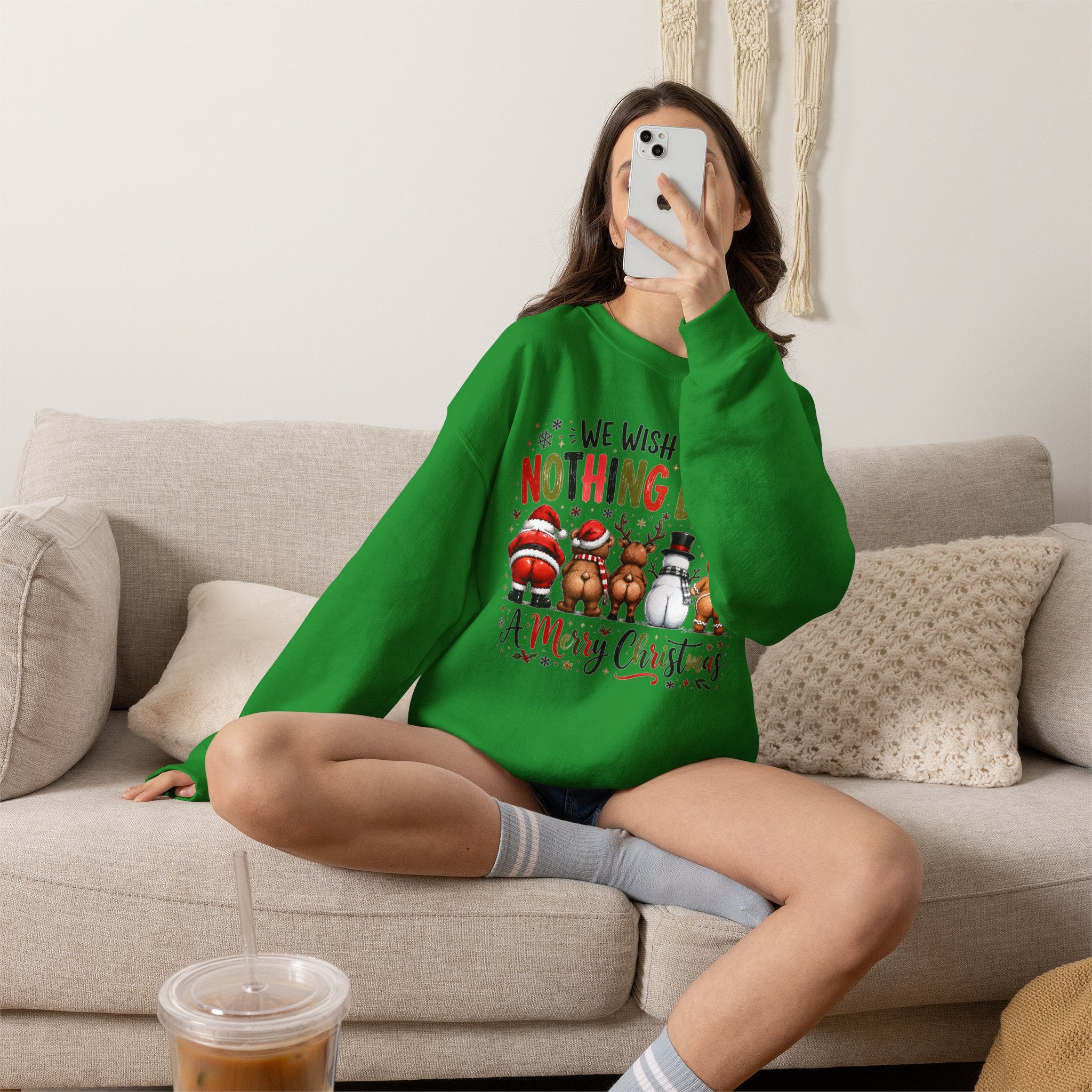We Wish You Nothing But a Merry Christmas Sweatshirt