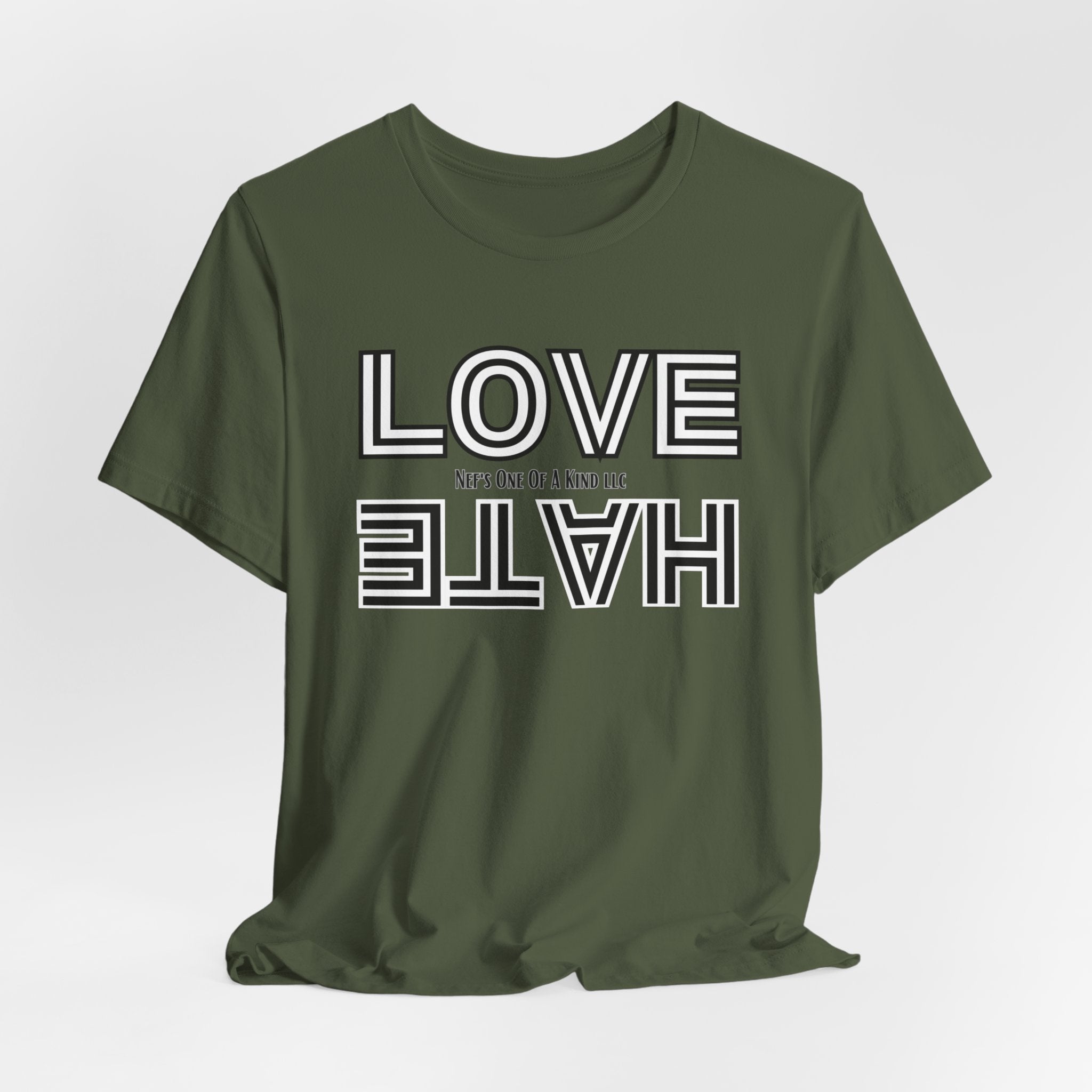 Love / Hate Short Unisex Sleeve Tea