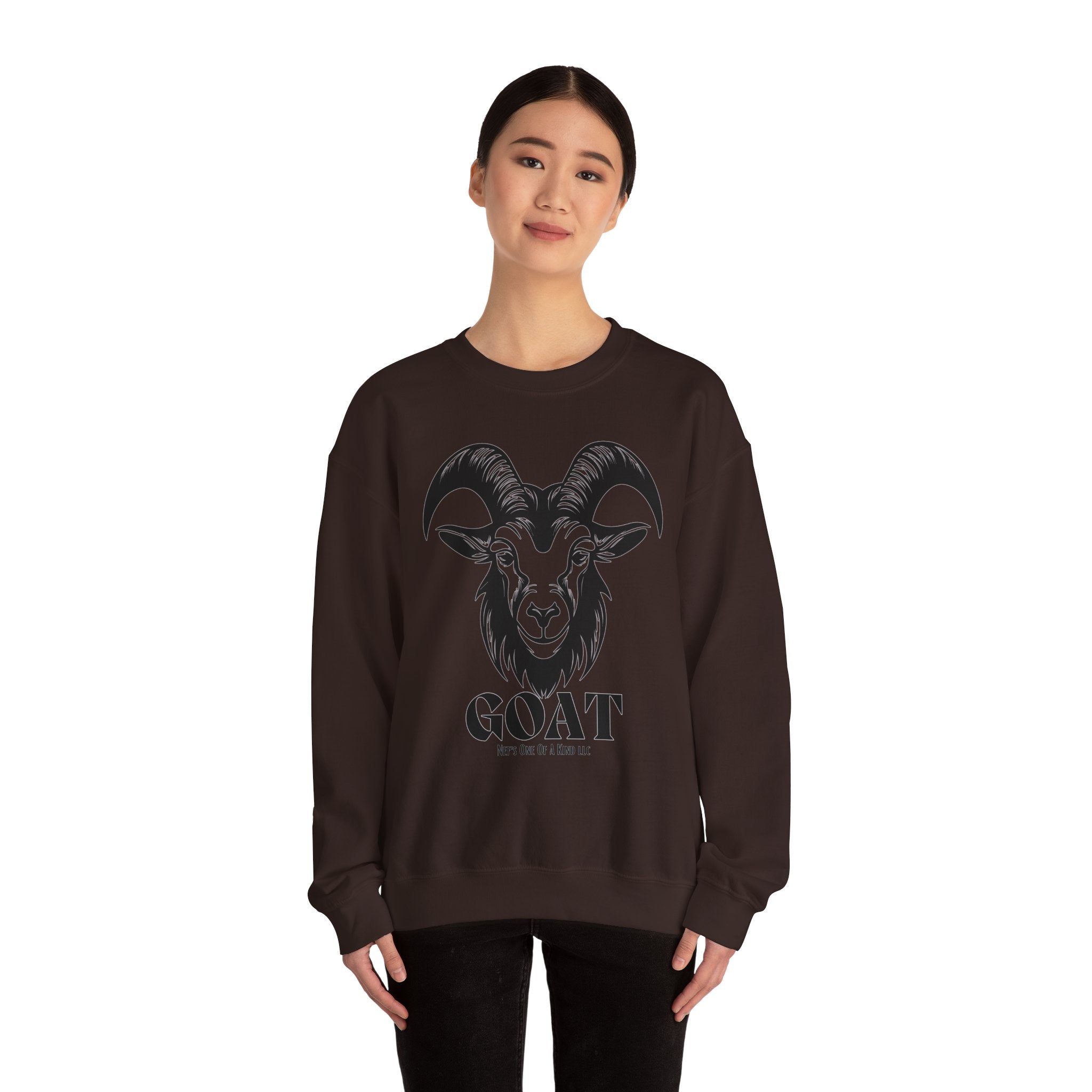 Goat Unisex Casual Crewneck Sweatshirt