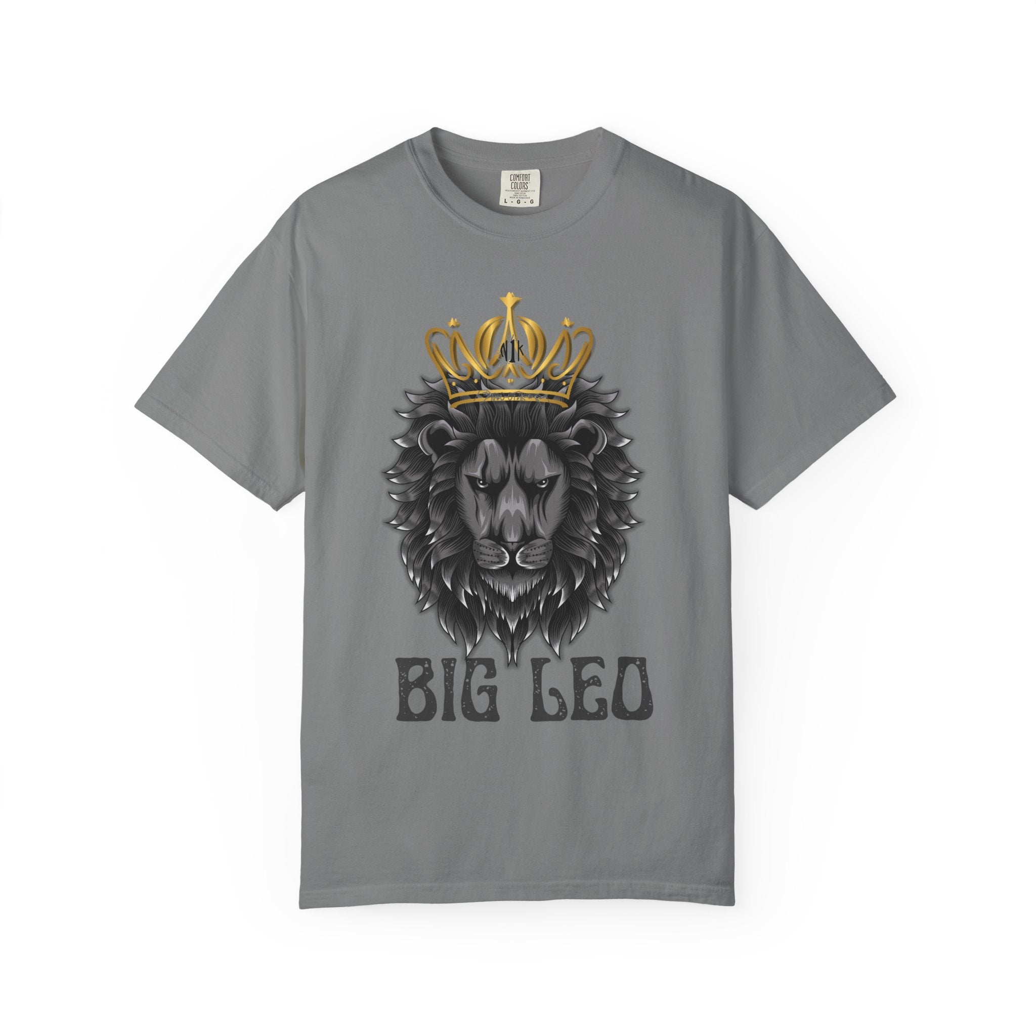 Big Leo Lion Graphic T-Shirt, Unisex Tee, Animal Lover Gift, Birthday Shirt, Astrology Apparel, Comfortable Everyday Wear
