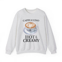 Creamy Sweatshirt Unisex Heavy Blend™ Crewneck Sweatshirt Cappuccino Hot