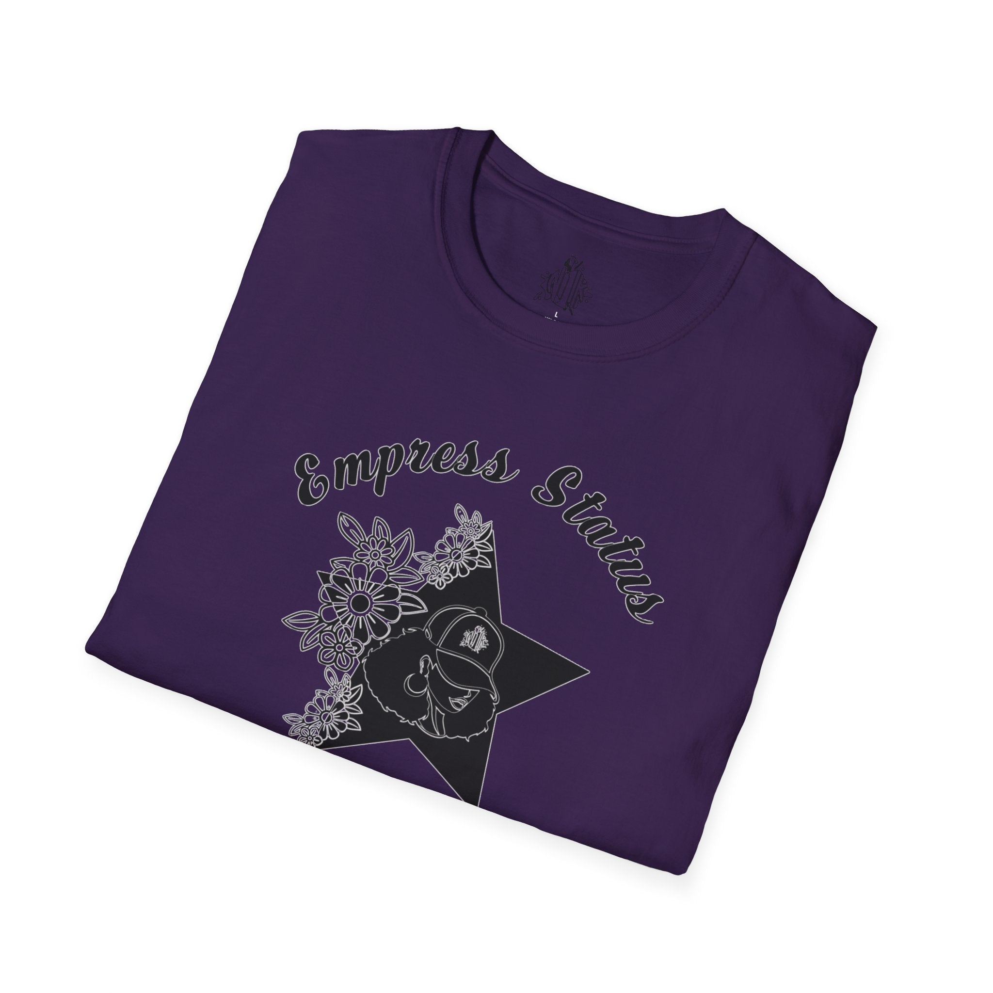 Empress Black Girl Floral Status T-shirt
