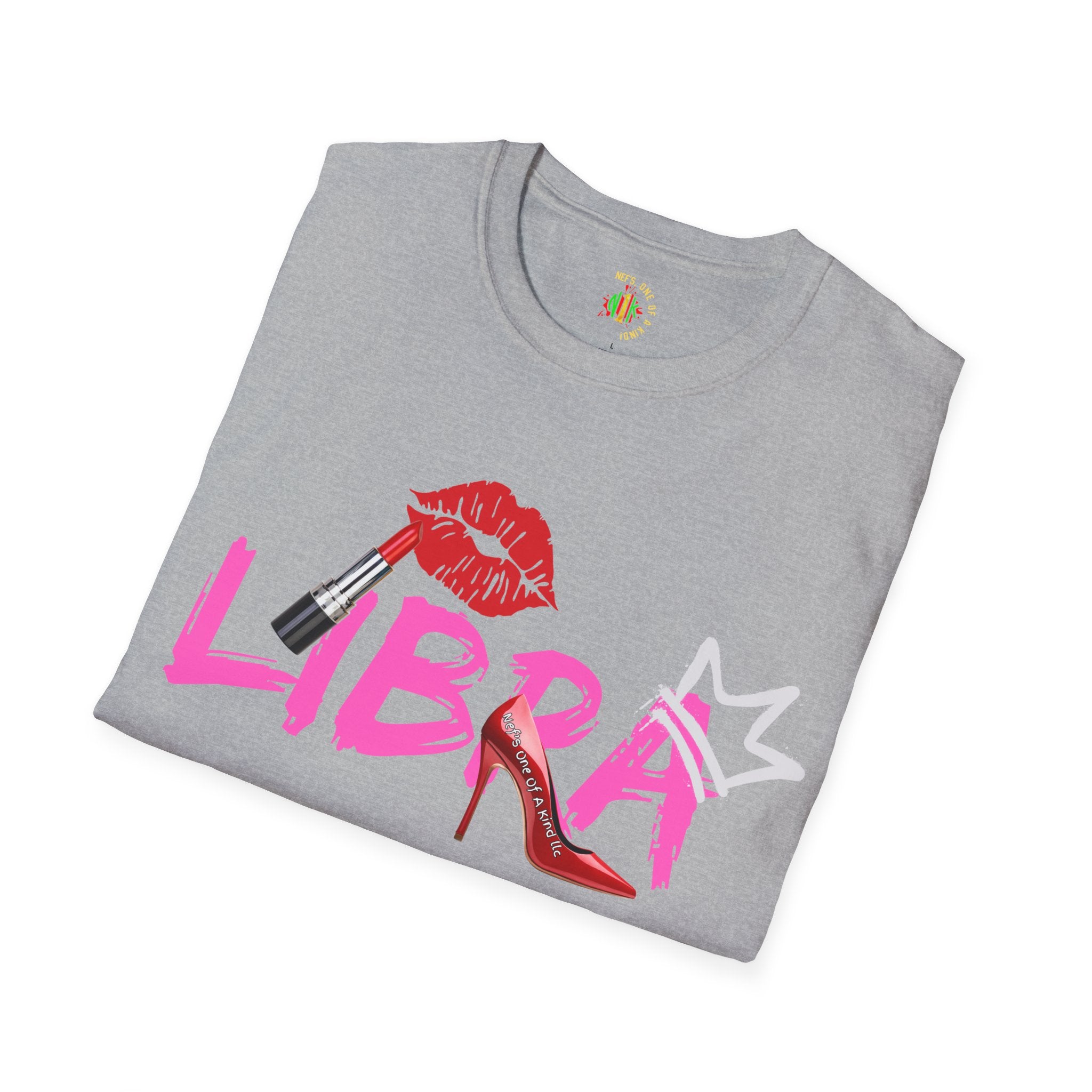 Libra Lipstick Tee — Zodiac Libra Graphic T-Shirt