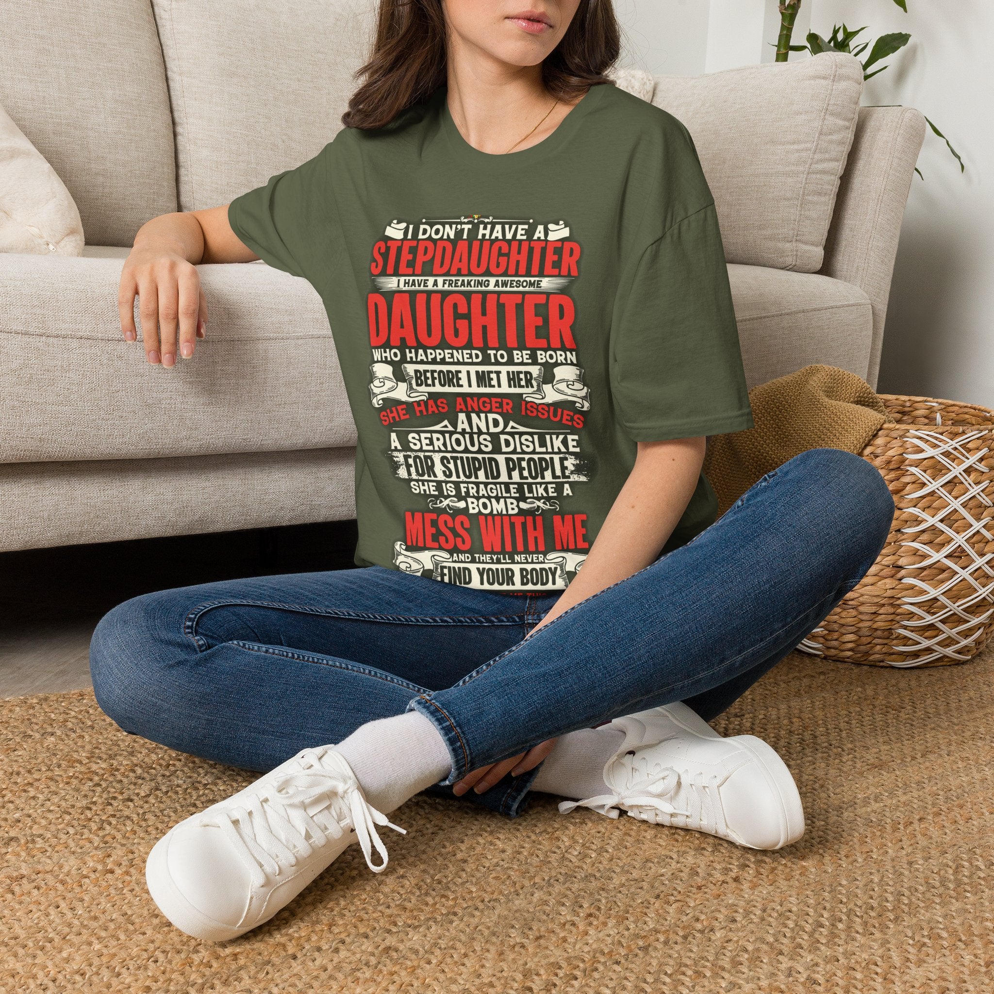 The love of a stepdaughter from a Stepfather Short Sleeve Tee