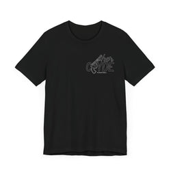 Her Clyde with Bonnie Valentine Casual Soft Unisex Jersey Crew Neck Short Sleeve Tee
