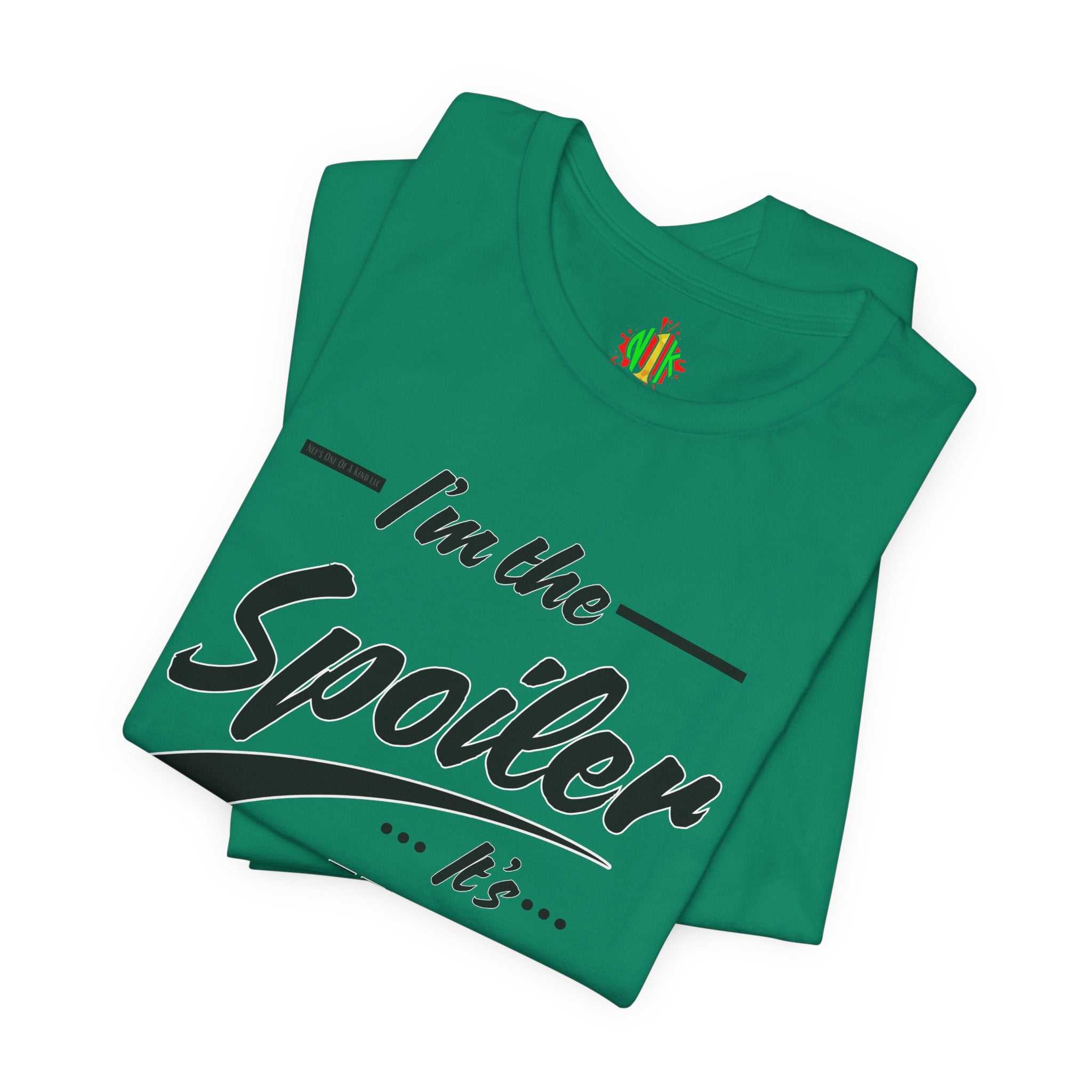He's the Spoiler Unisex Jersey Tee - Express love for his Queen and PrT-ShirtHe’s the Spoiler Unisex Jersey Tee