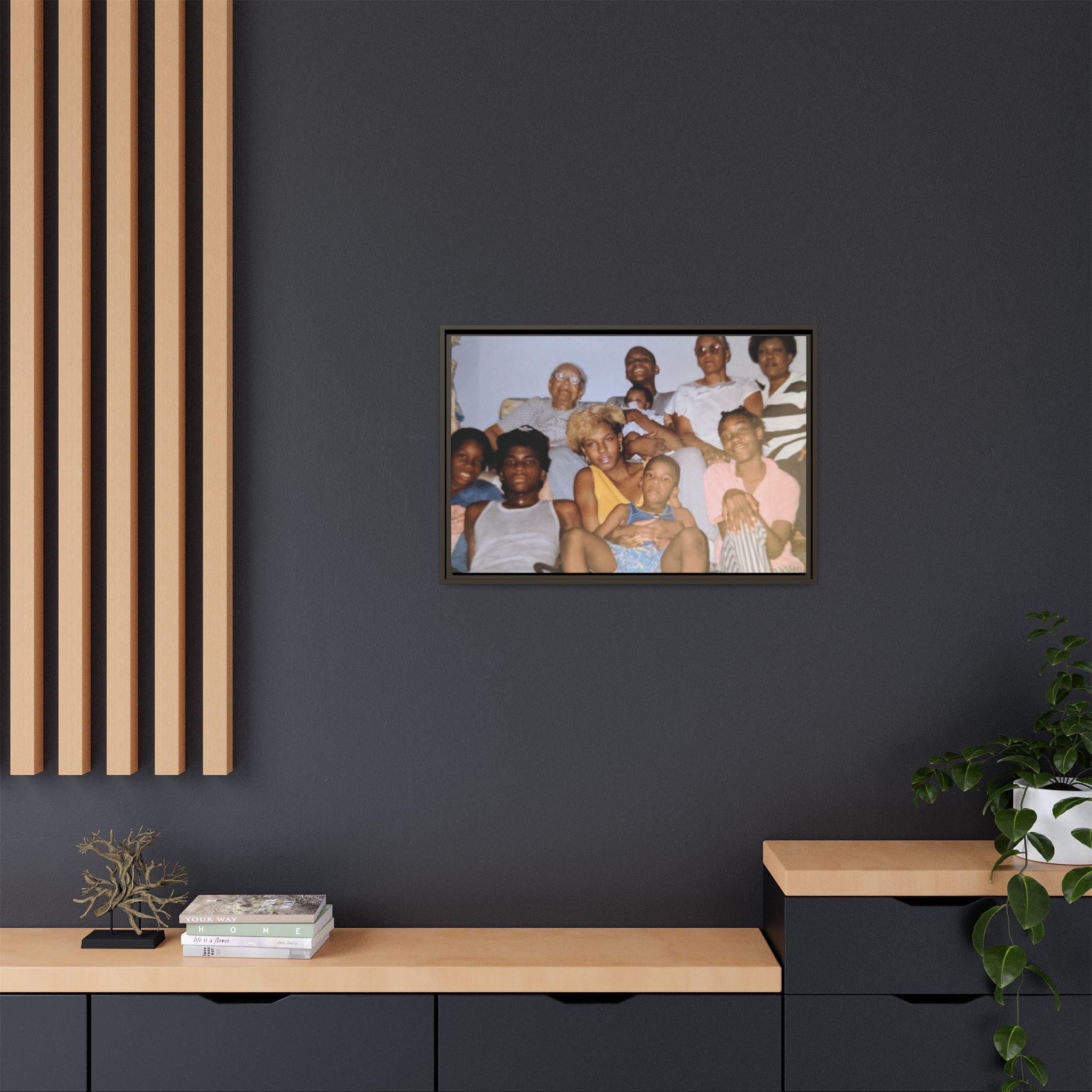 Ccustomizable Framed Canvas — Horizontal Matte Wall Art