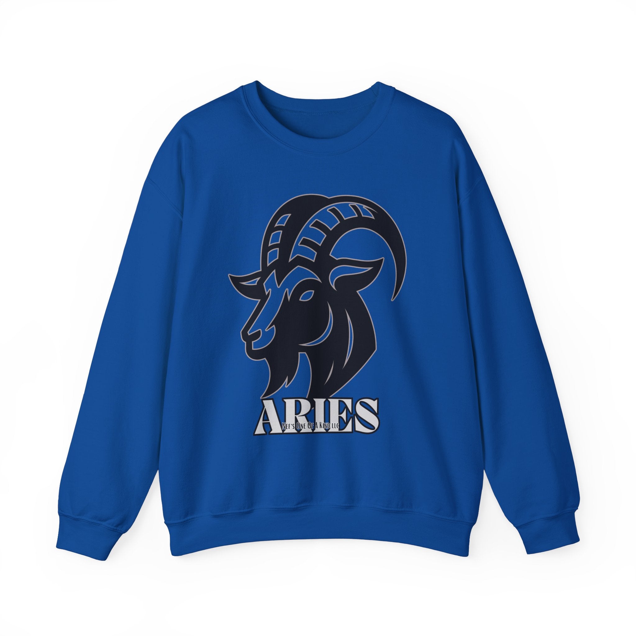 Aries Zodiac Unisex Casual Crewneck Sweatshirt