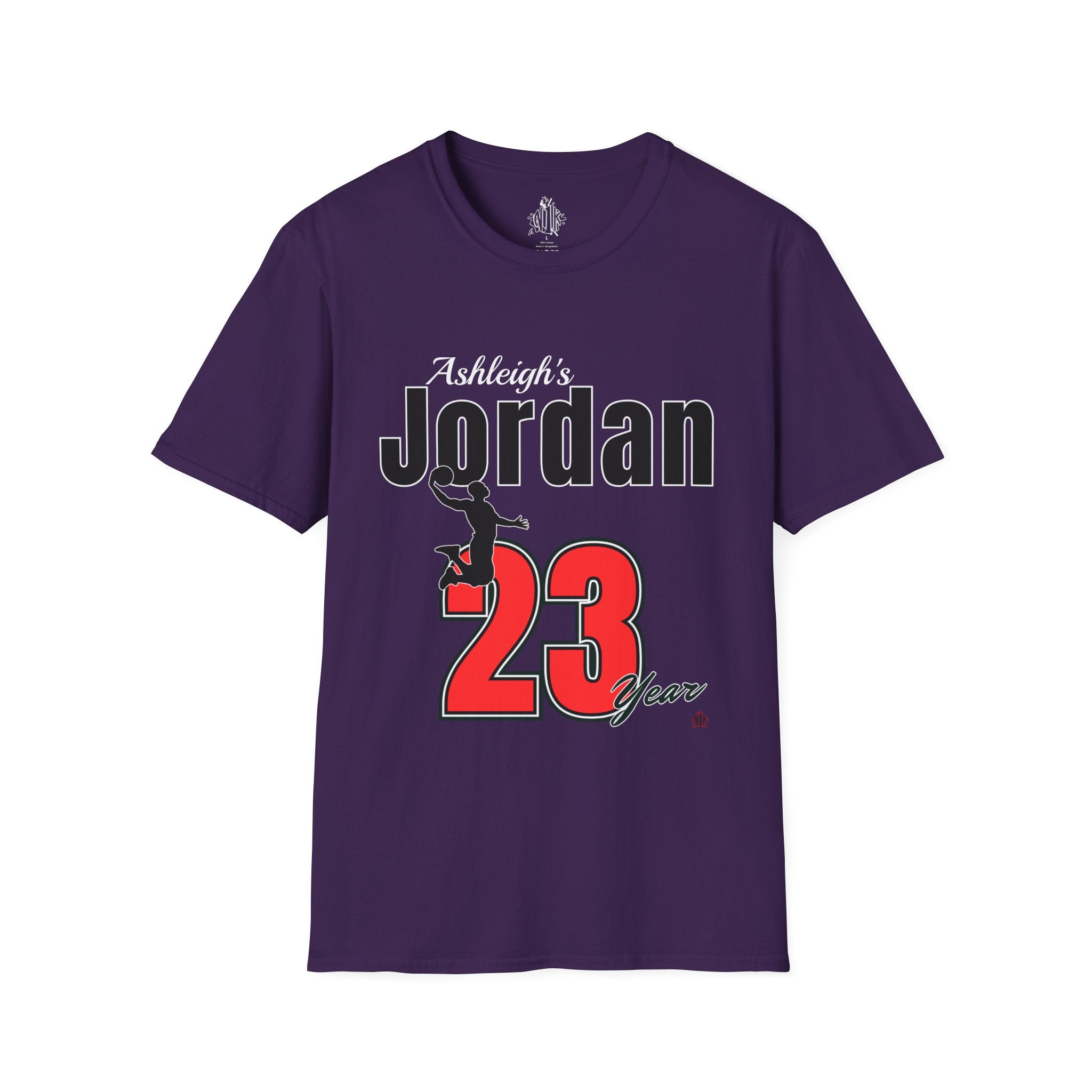 Jordan 23 Basketball Player Name T-Shirt — Personalized Jordan 23' Sport Tee