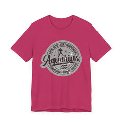 Aquarius Zodiac Unisex Casual Classic Jersey Short Sleeve Tee
