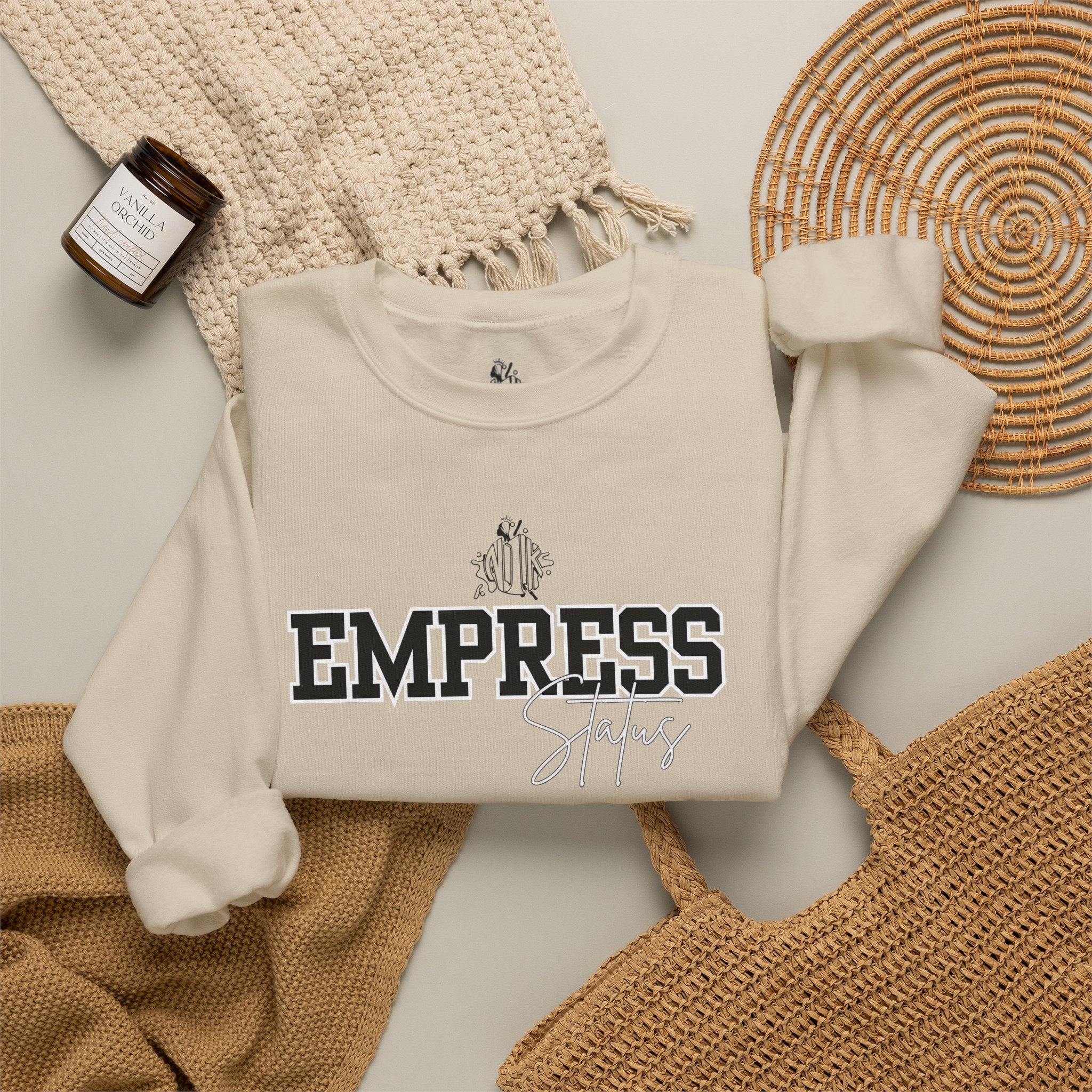 Empress Status Block Letter's Sweatshirt