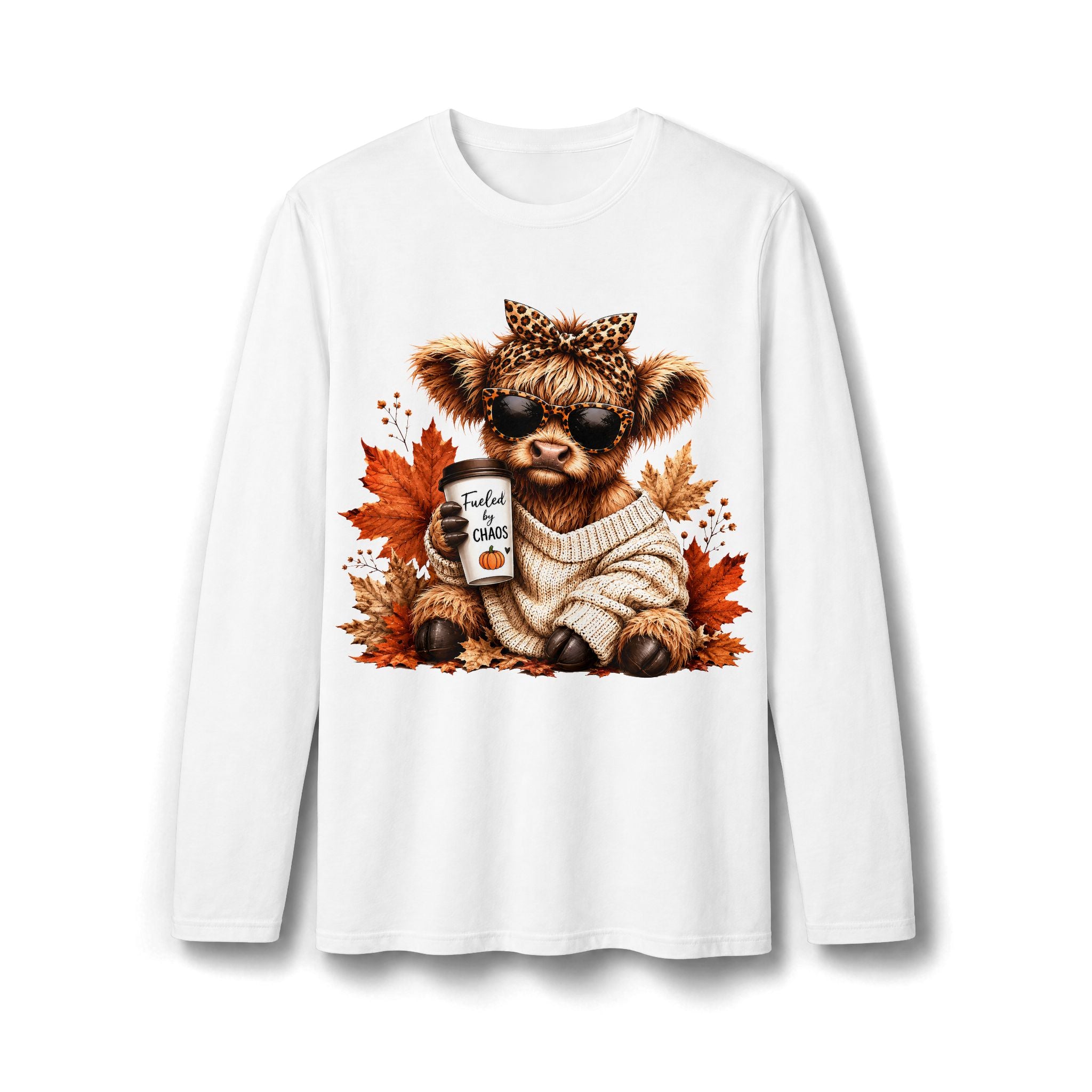 Cozy Christmas Bear and Reindeer Long Sleeve T-Shirt
