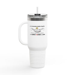 Nef's One Of A Kind Let's Customize Smiles Together Insulated Travel Mug, 40oz
