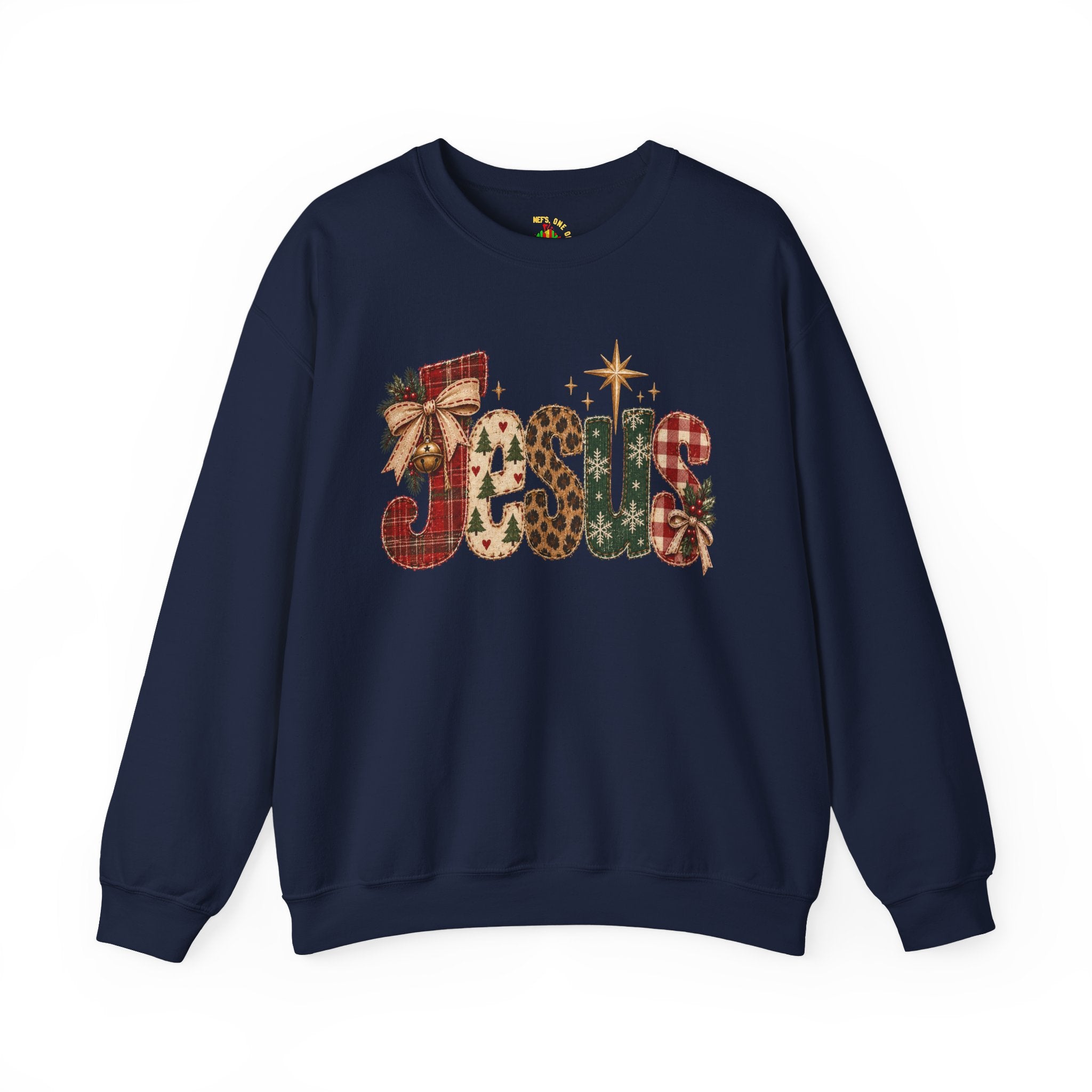 Festive Christmas Reindeer Crewneck Sweatshirt