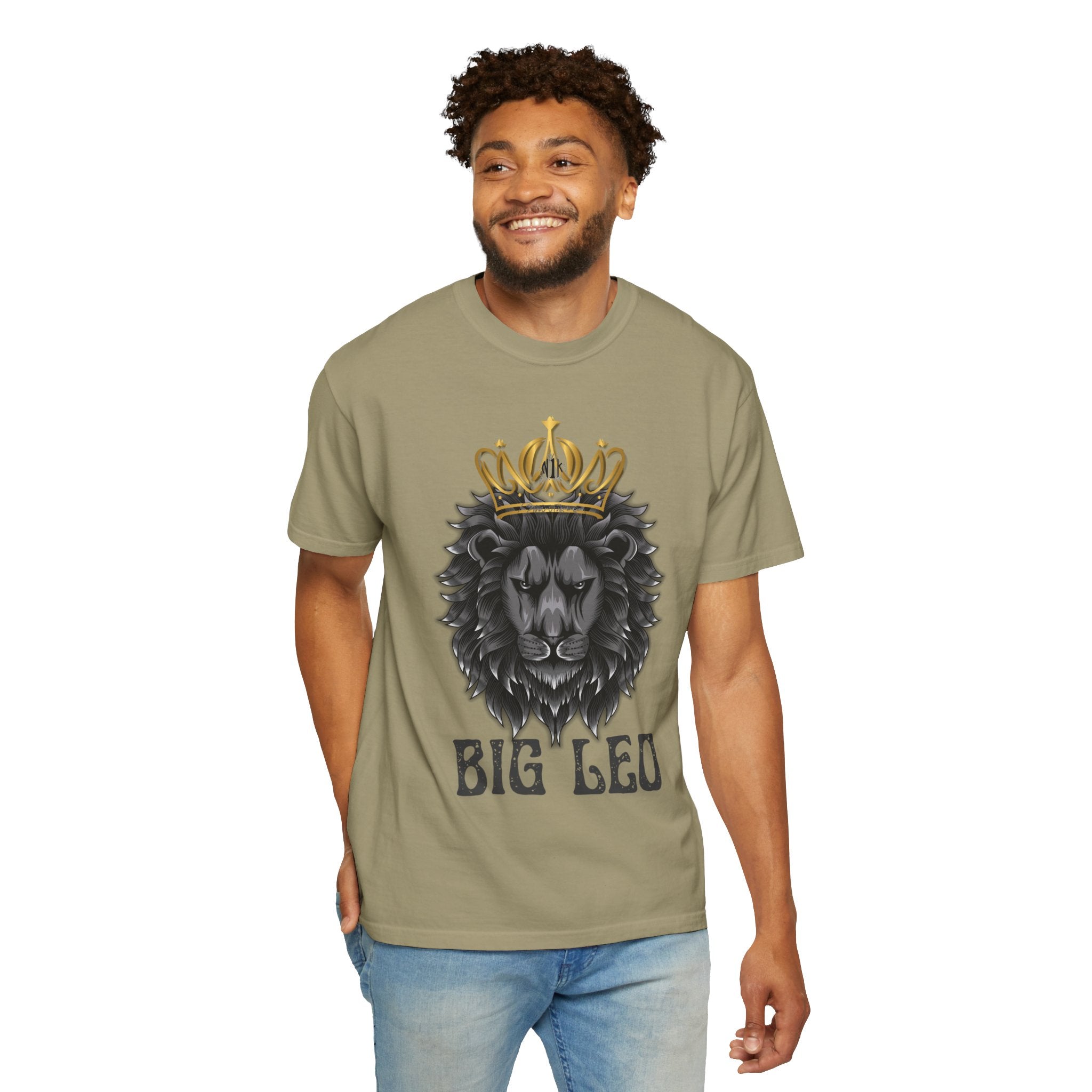 Big Leo Lion Graphic T-Shirt, Unisex Tee, Animal Lover Gift, Birthday Shirt, Astrology Apparel, Comfortable Everyday Wear