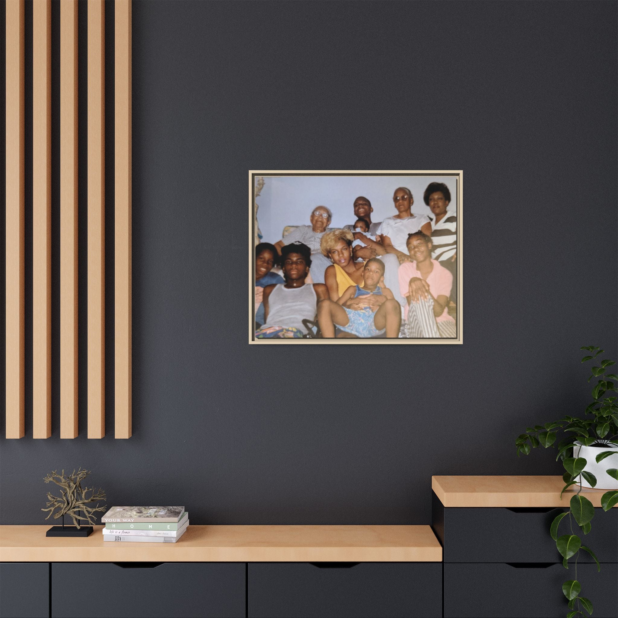 Ccustomizable Framed Canvas — Horizontal Matte Wall Art