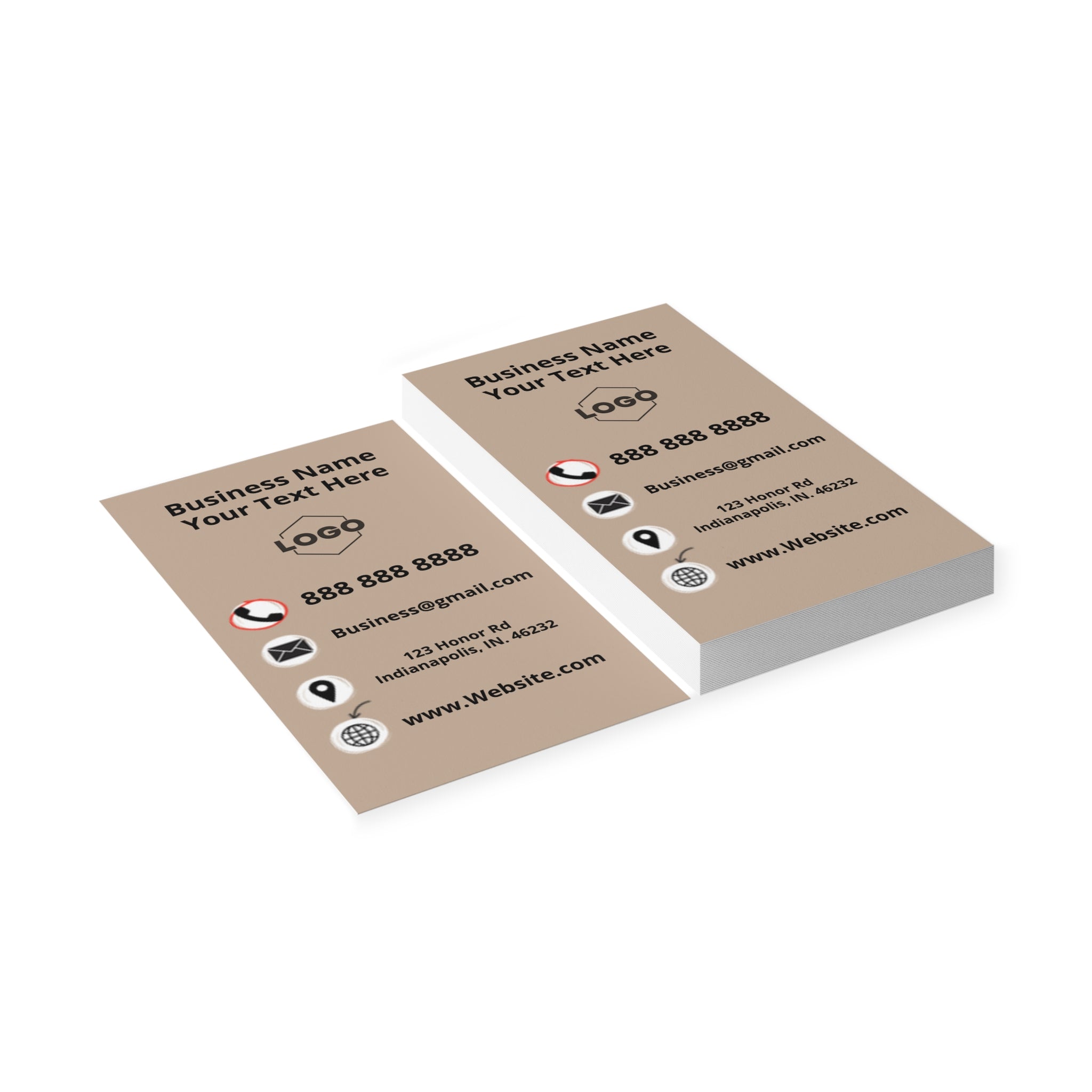 Quick and Easy No Think Business Cards