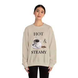 Hot and Steamy Cofee Unisex Heavy Blend™ Crewneck Sweatshirt