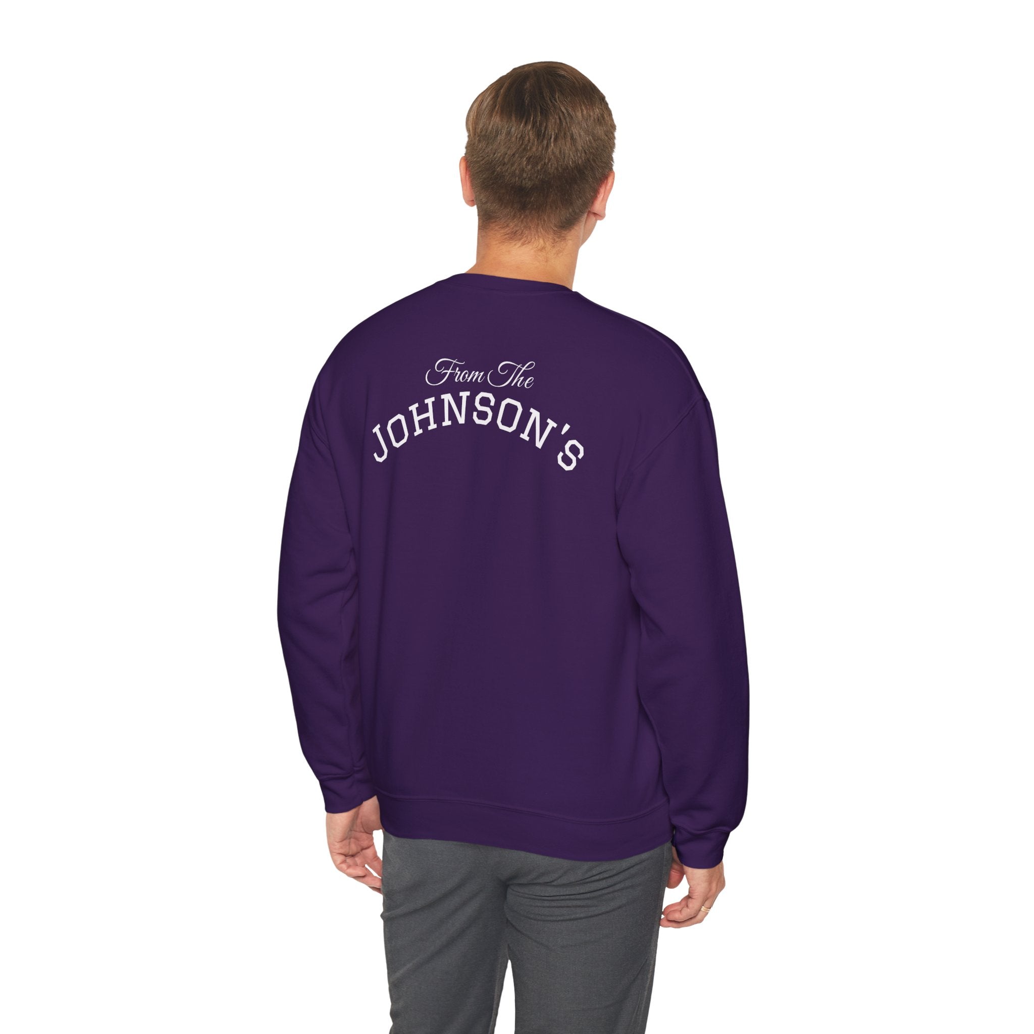 Merry Christmas Personalized Family Name Sweatshirt