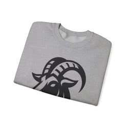Aries Zodiac Unisex Casual Crewneck Sweatshirt