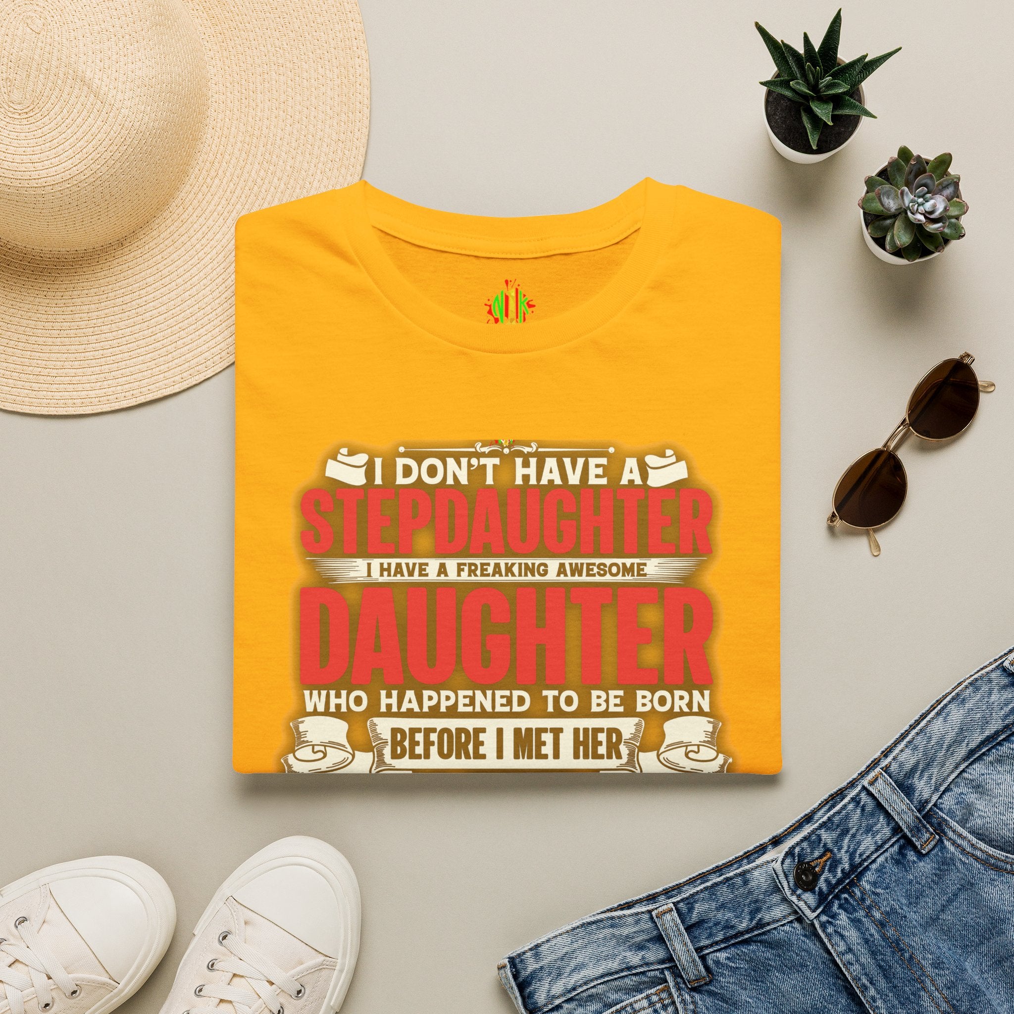 The love of a stepdaughter from a Stepfather Short Sleeve Tee