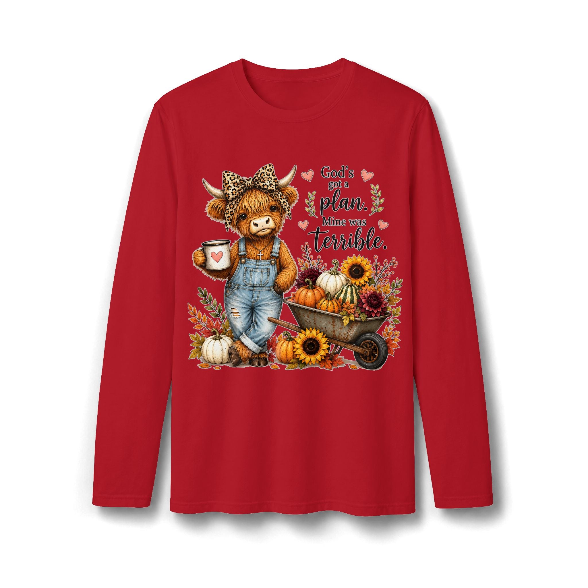 God’s Got a Plan Gingerbread Christmas Long Sleeve T-Shirt