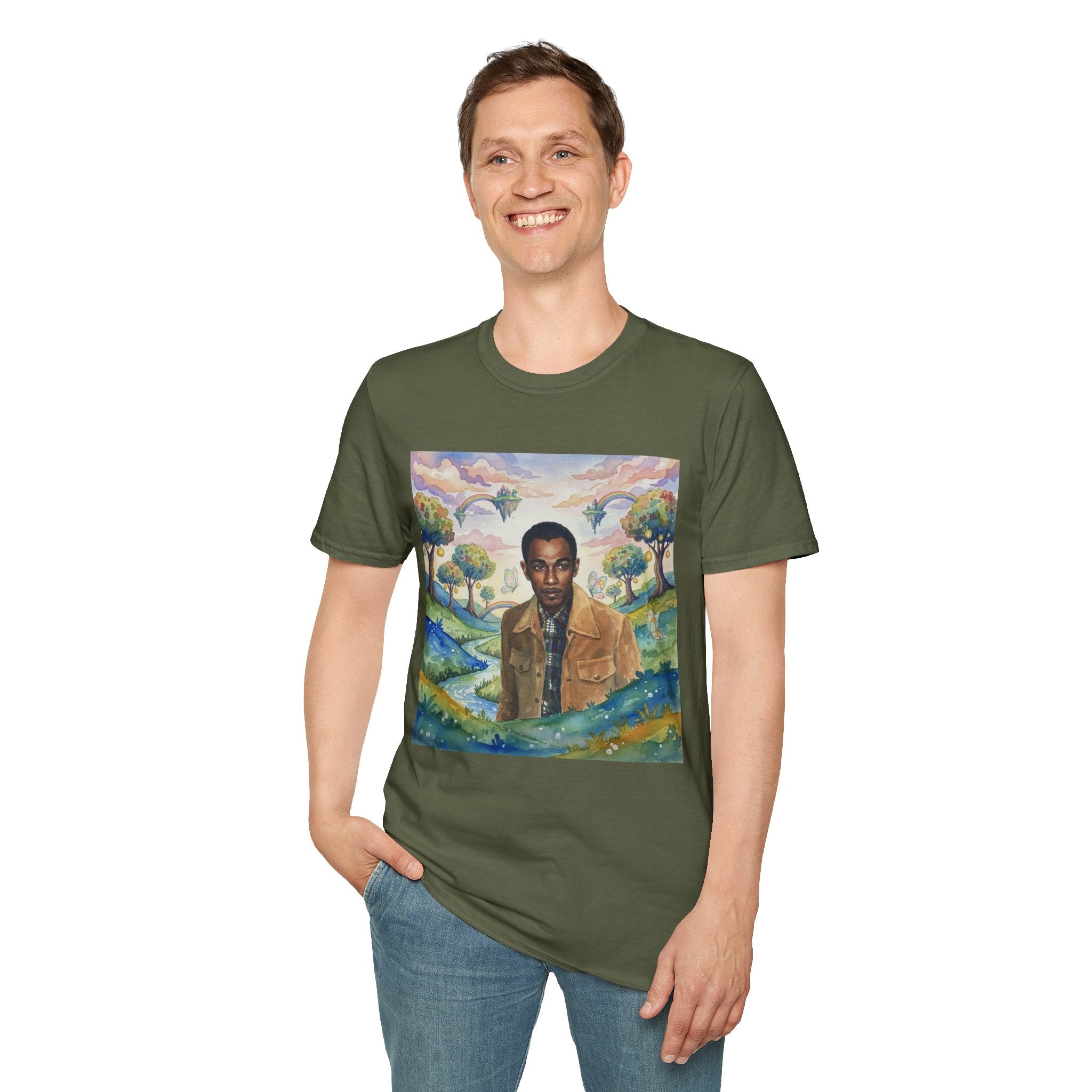 Todd Another Customized Smile Portrait Tee Graphic T-Shirt
