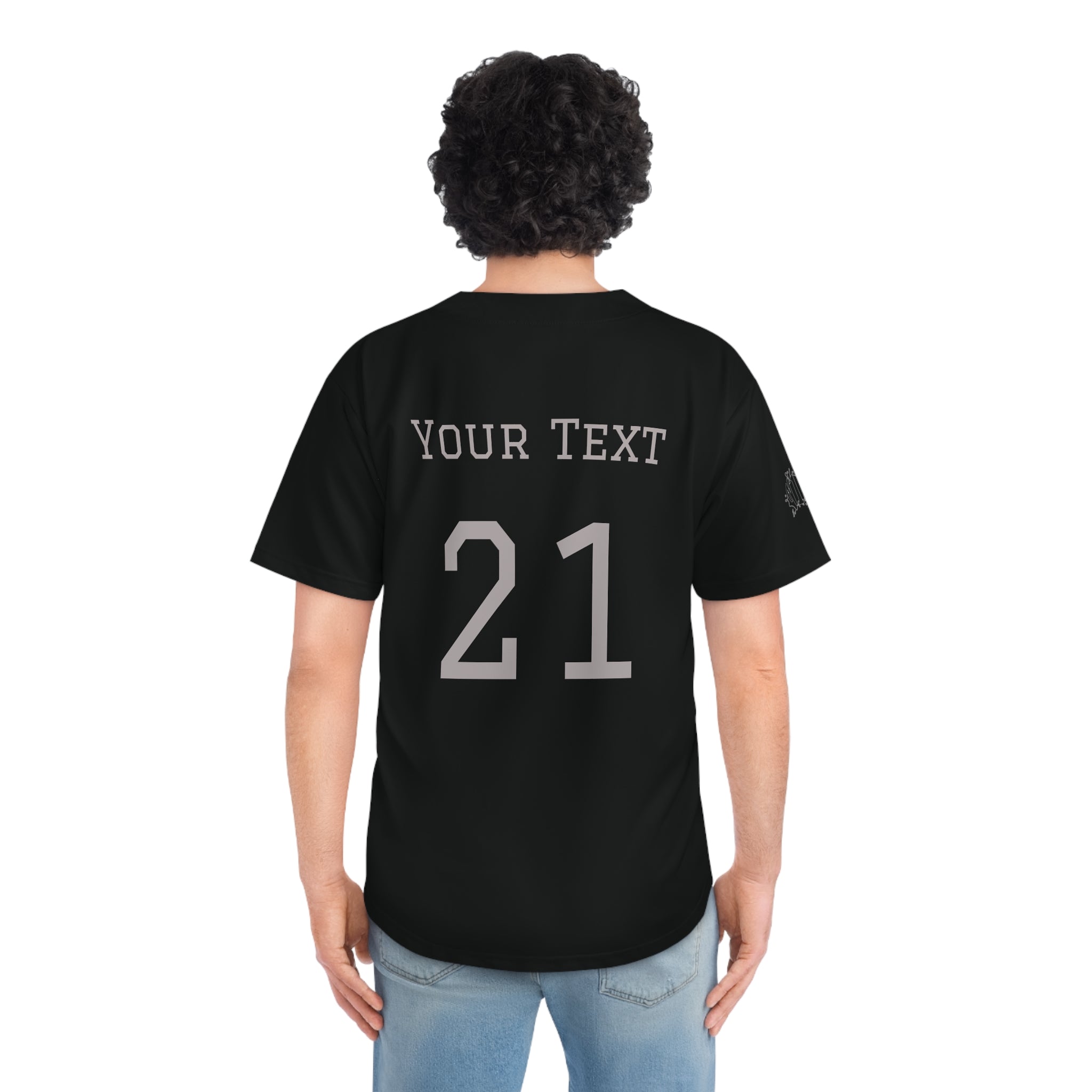 Custom Men's Baseball Jersey — Personalized Name & Number Team Shirt