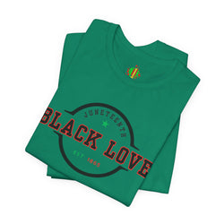 Black Love Unisex Jersey Tee | Heritage Design, Casual Wear, Gift for Him/Her, Black History Month, Everyday Comfort