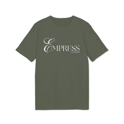 Empress Status Embroidered T-Shirt for Creators, Fashionable Graphic Tee, Casual Wear, Gifts for Creatives, Art Lover Apparel