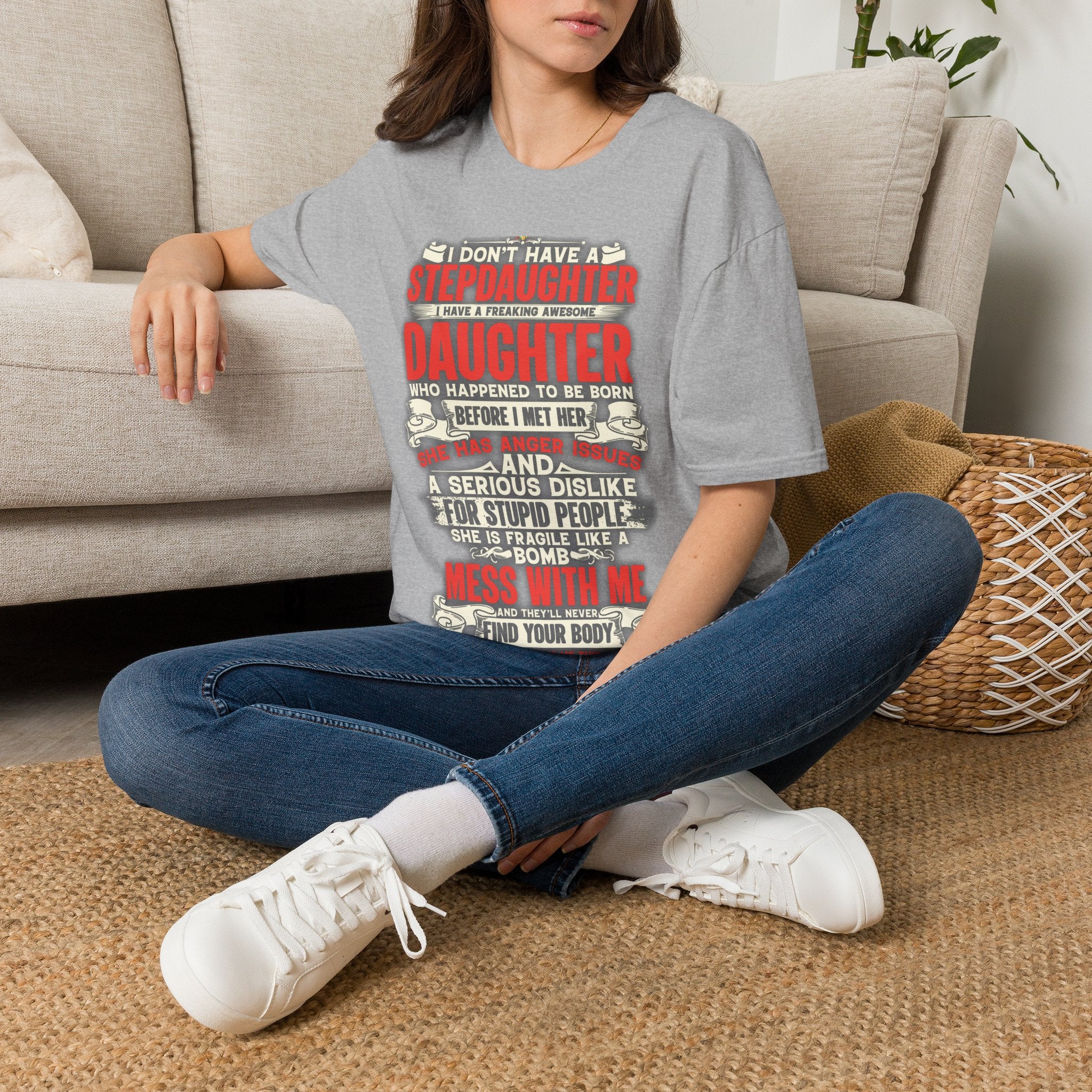 The love of a stepdaughter from a Stepfather Short Sleeve Tee