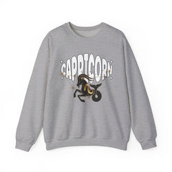 Capricorn Zodiac Casual Unisex Crewneck Sweatshirt