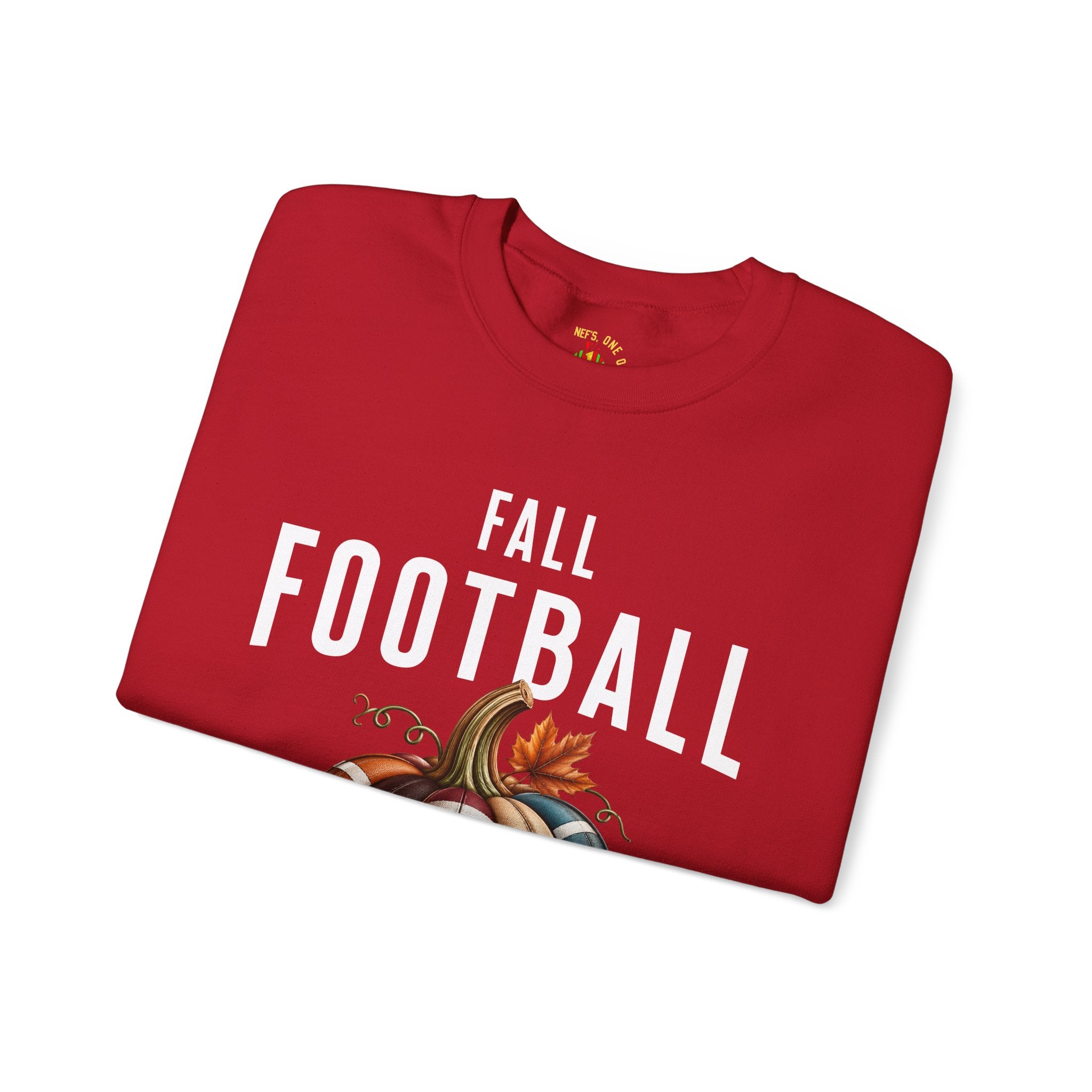 Fall Football Pumpkin Season Crewneck Sweatshirt