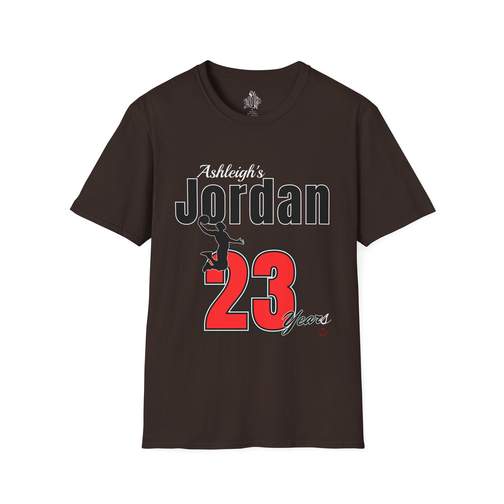 Jordan 23 Basketball Player Name T-Shirt — Personalized Jordan 23' Sport Tee