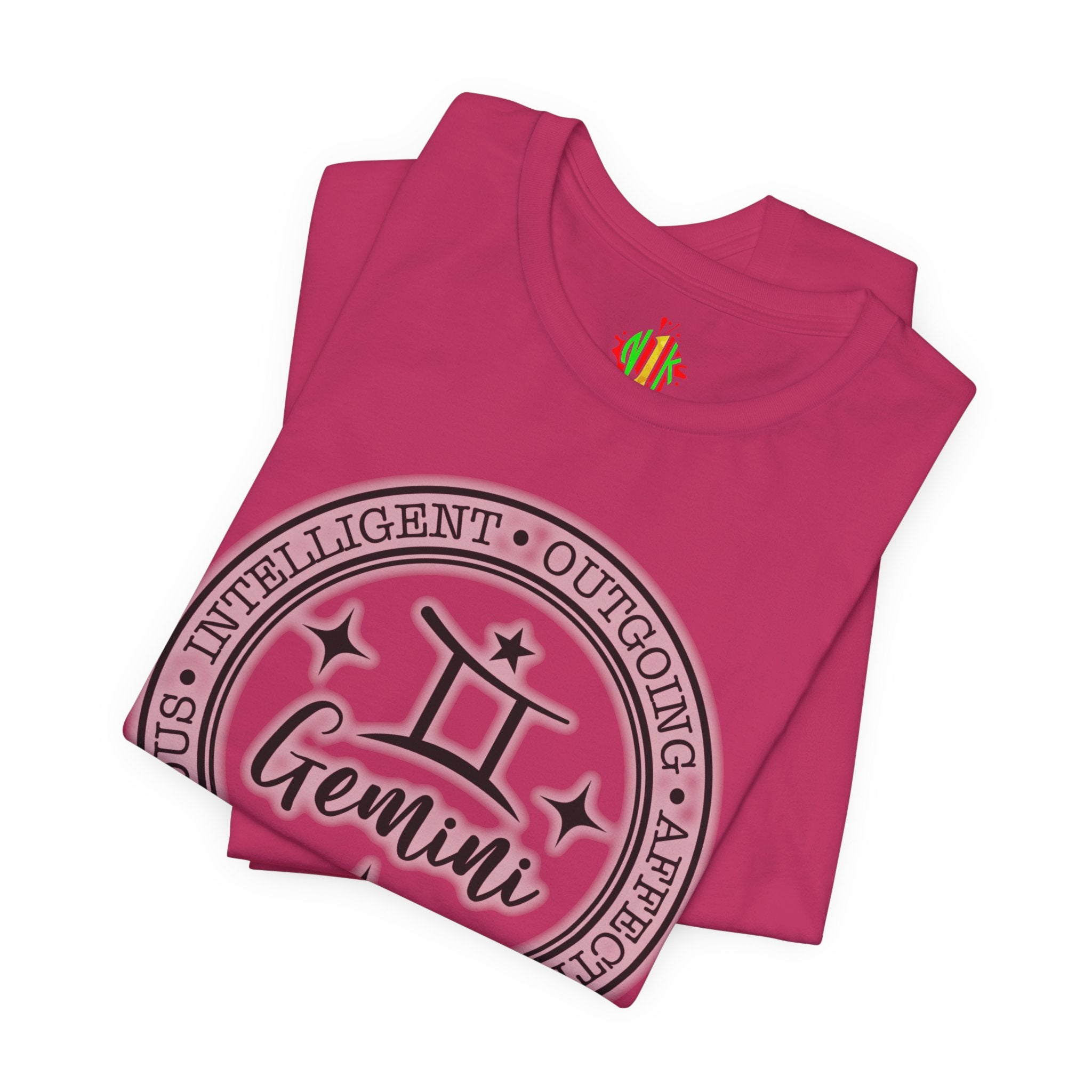 Gemini Zodiac Tee: Stylish Astrology Shirt for Astronomy Lovers, Birthday Gift, Unisex Tee, Horoscope Apparel, Casual Wear