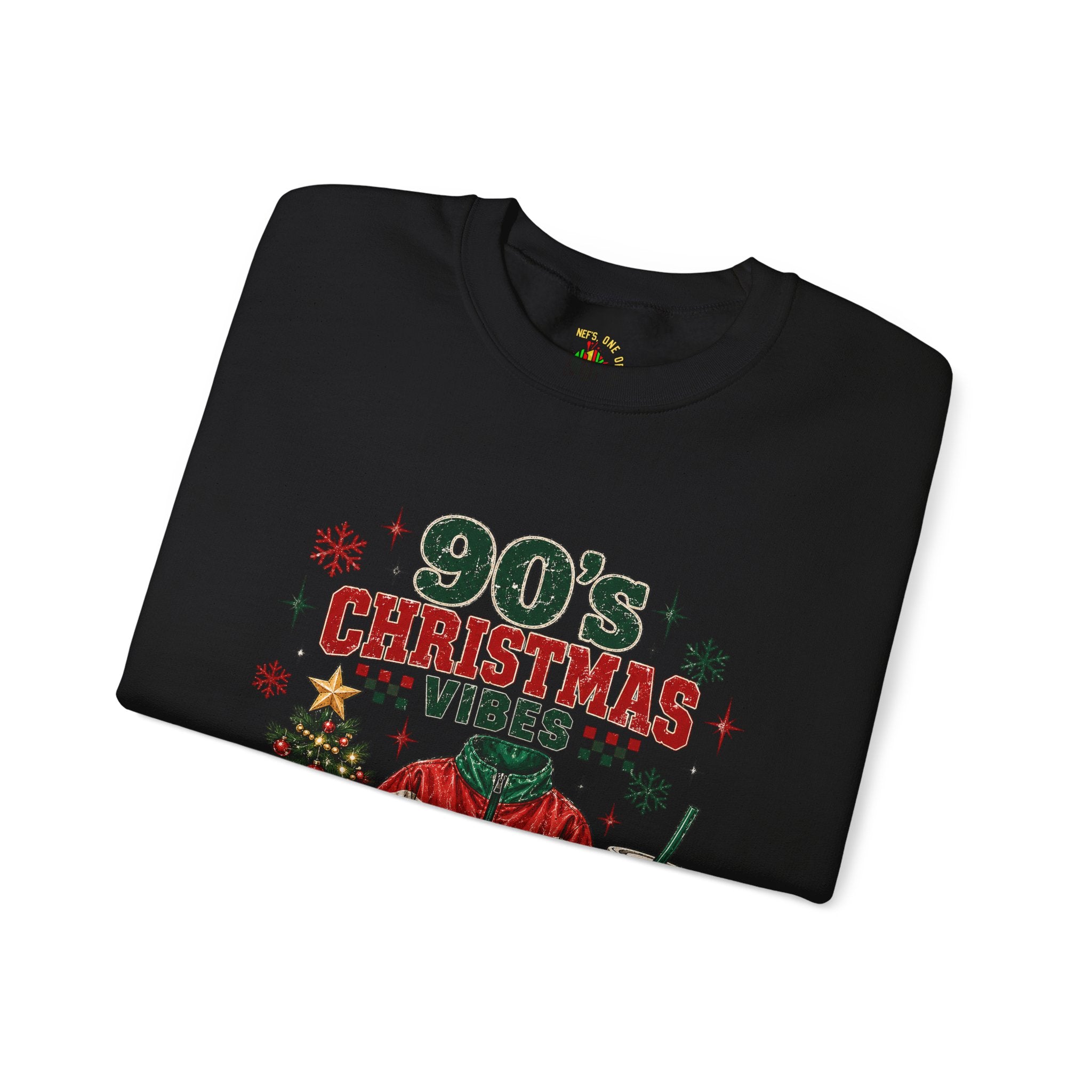 90s Christmas Vibes Crewneck Sweatshirt