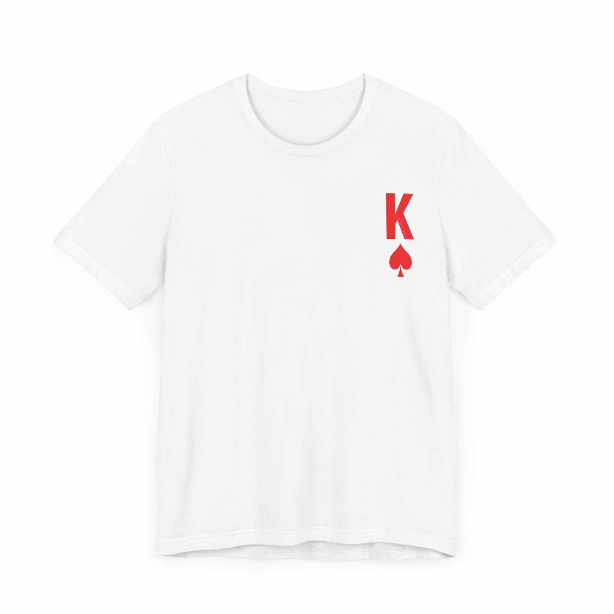 Queen to her King Valentine Casual Soft Unisex Jersey Crew Neck Short T-ShirtKing Valentine Casual Soft Unisex Jersey Crew Neck Short Sleeve Tee Express Delivery