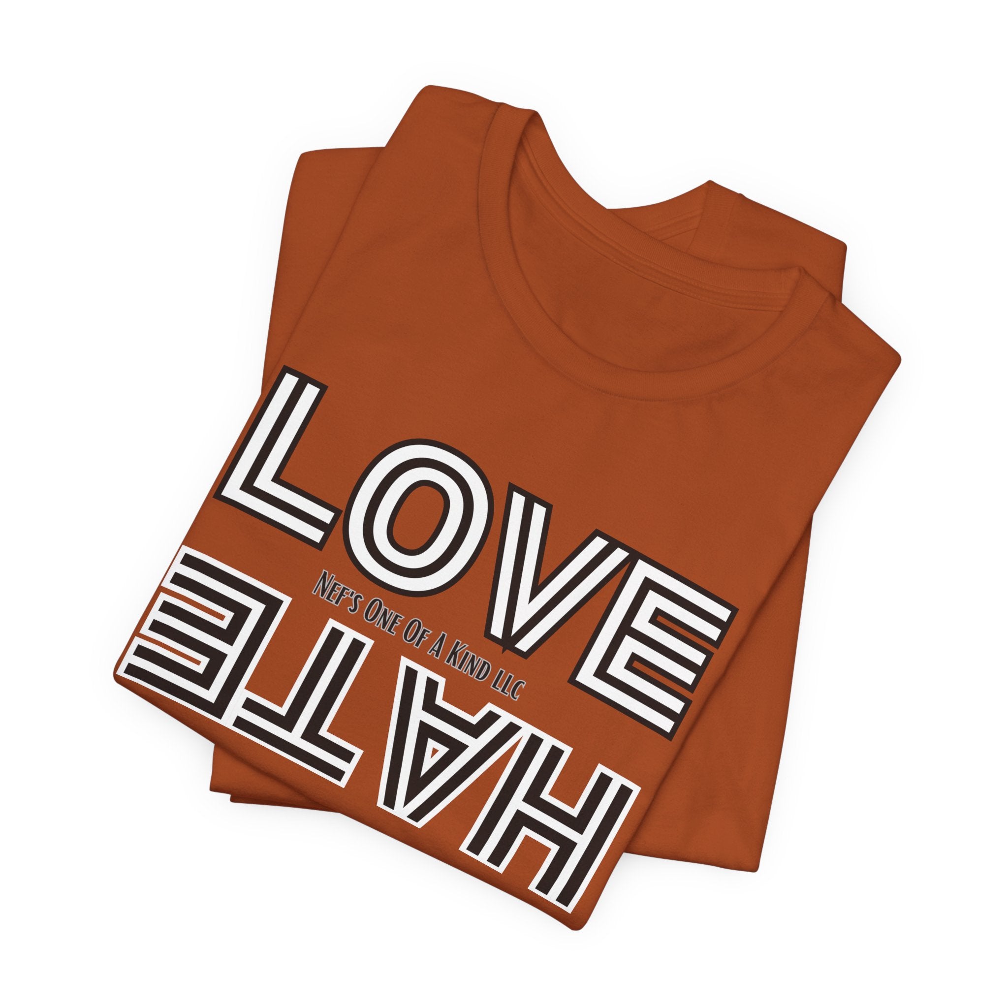 Love / Hate Short Unisex Sleeve Tea